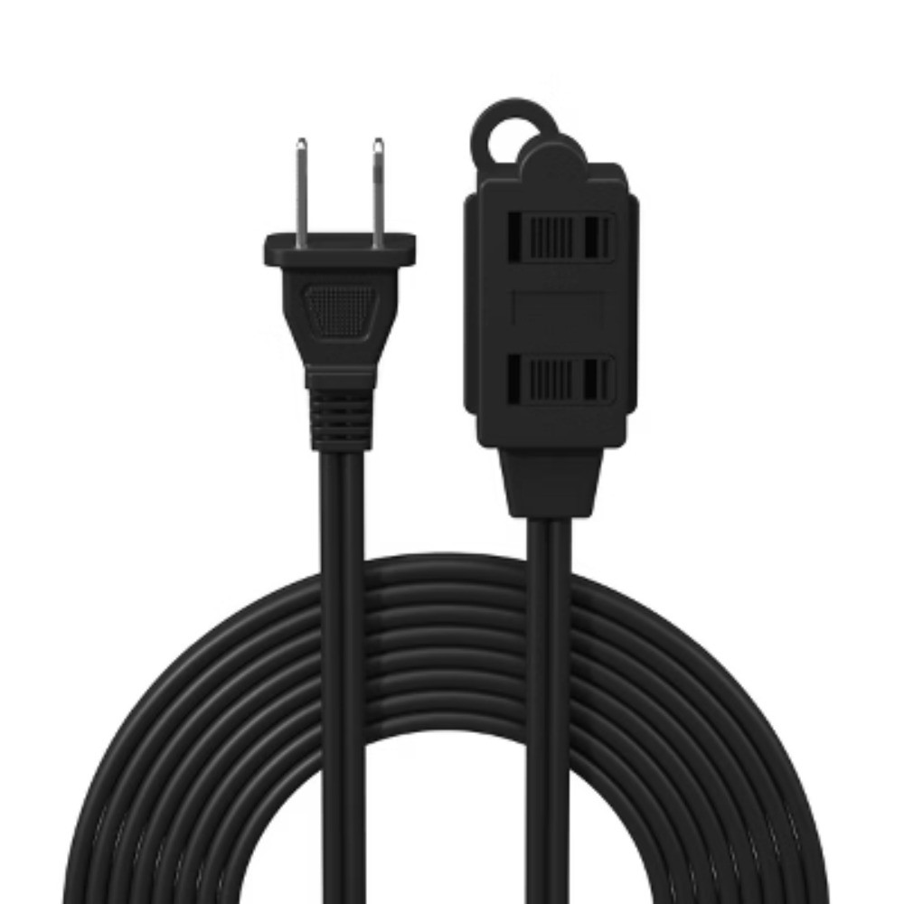 GEMS 5ft 3 Outlet Extension Cord – Black