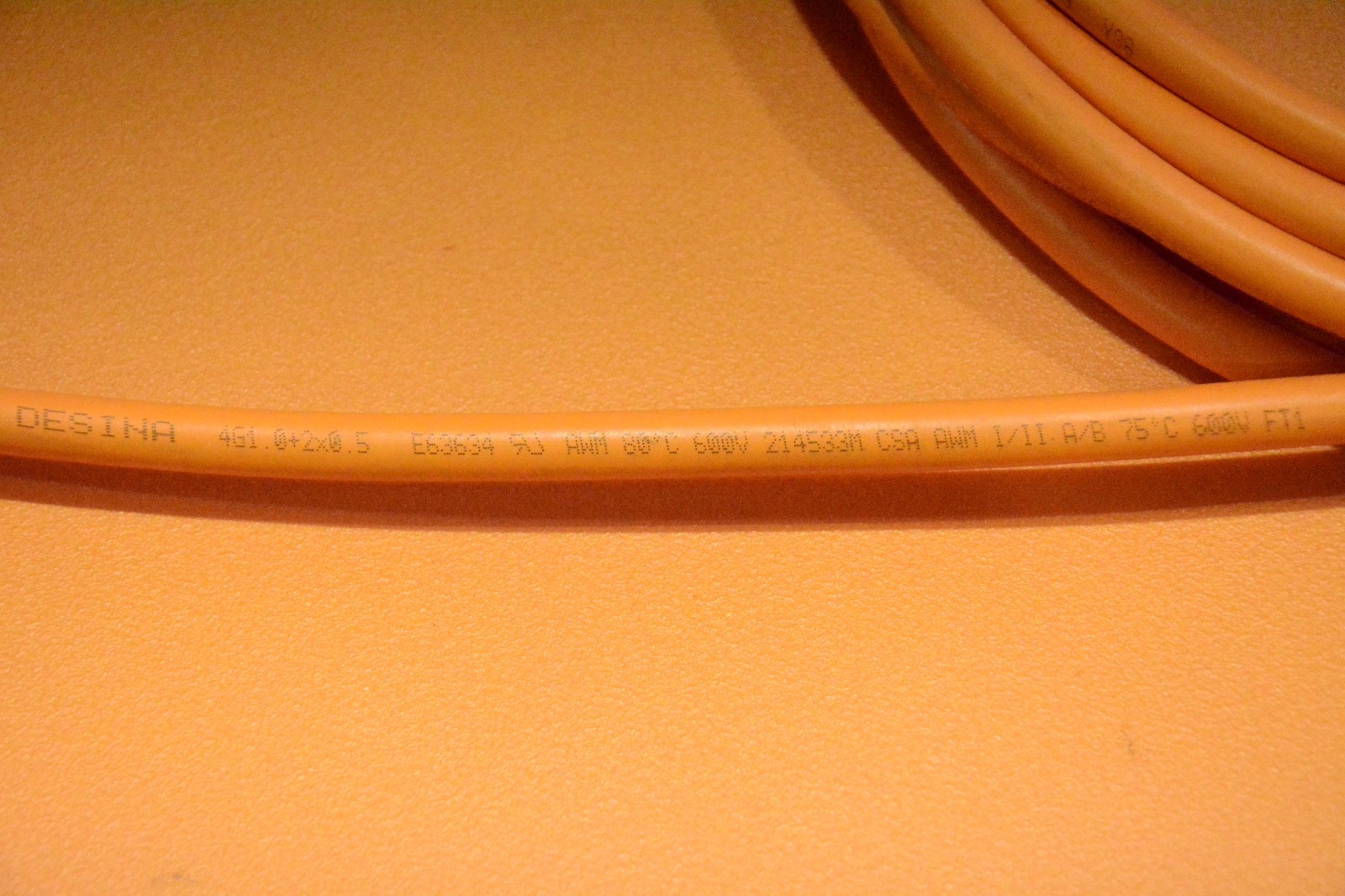 Lapp cable 4G1.0+2×0.5 motor cable 7.2m