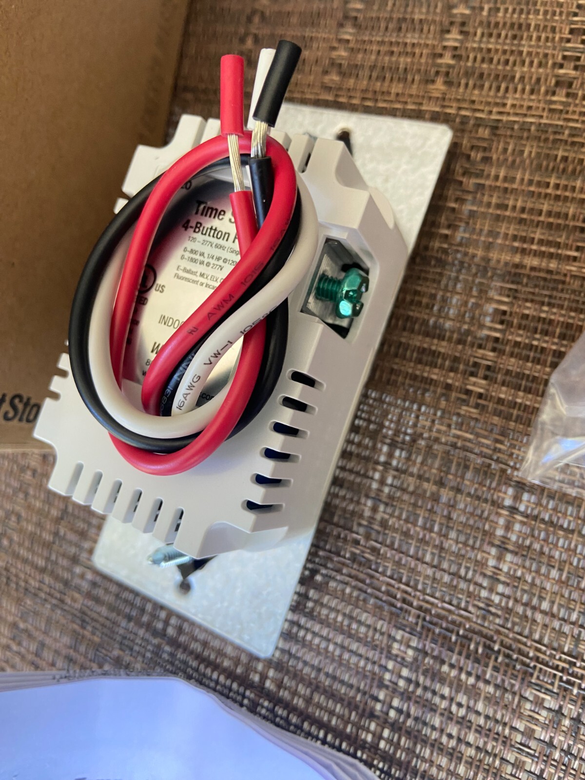 10 Wattstopper 4 Button Countdown Time Switch 2RT-20-LA 120VAC 277VAC 60Hz