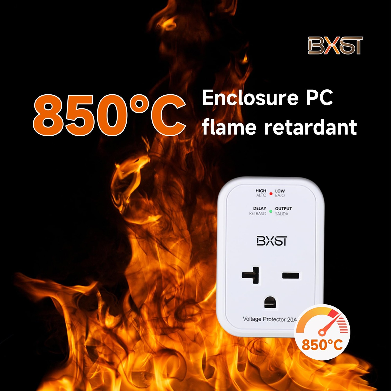220V Surge Protector Electronic Voltage Protector for Home Appliance Surge Pr…