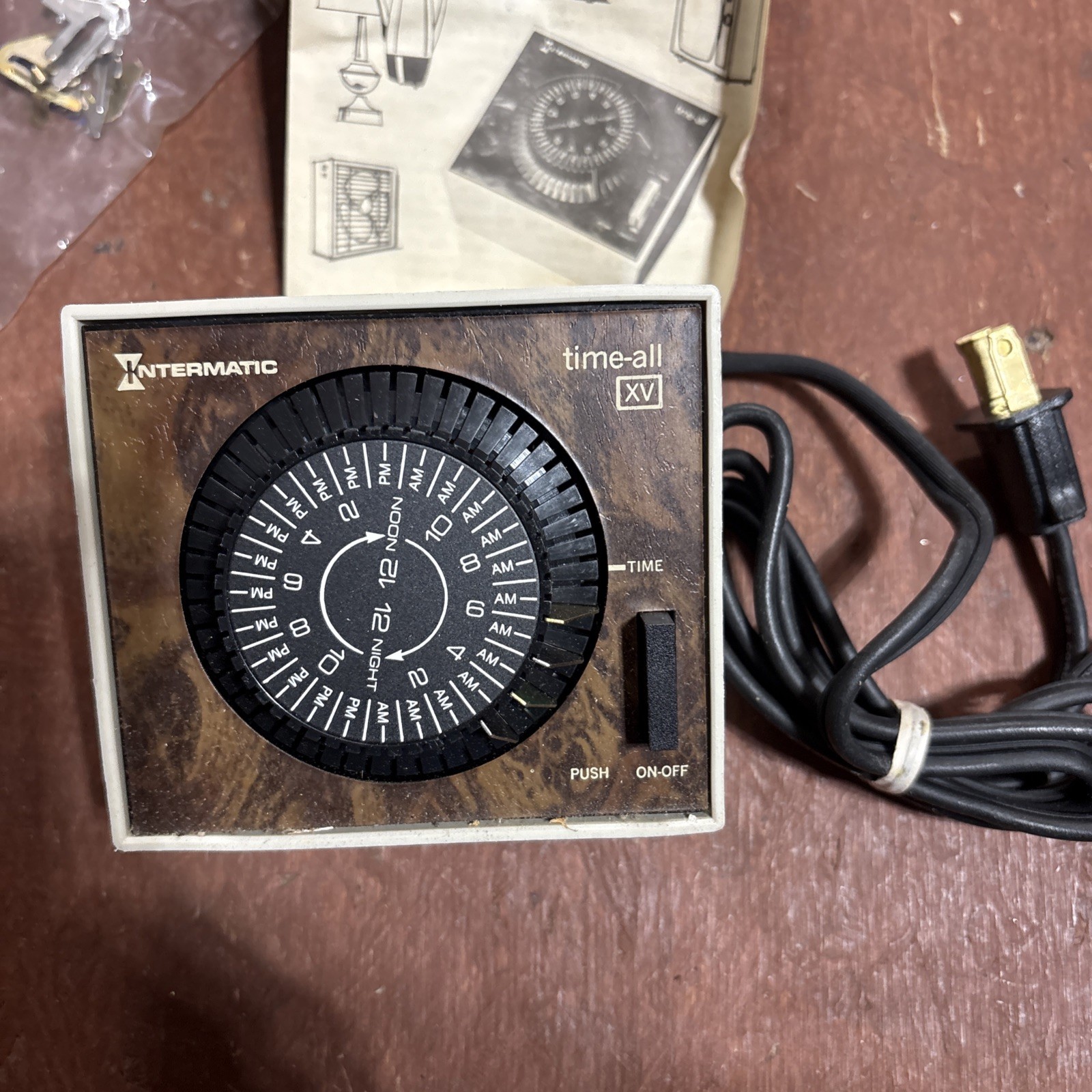 Vintage Intermatic Time-All XV EB11 Programming Timer 15 Amp 24 Hours Cycle