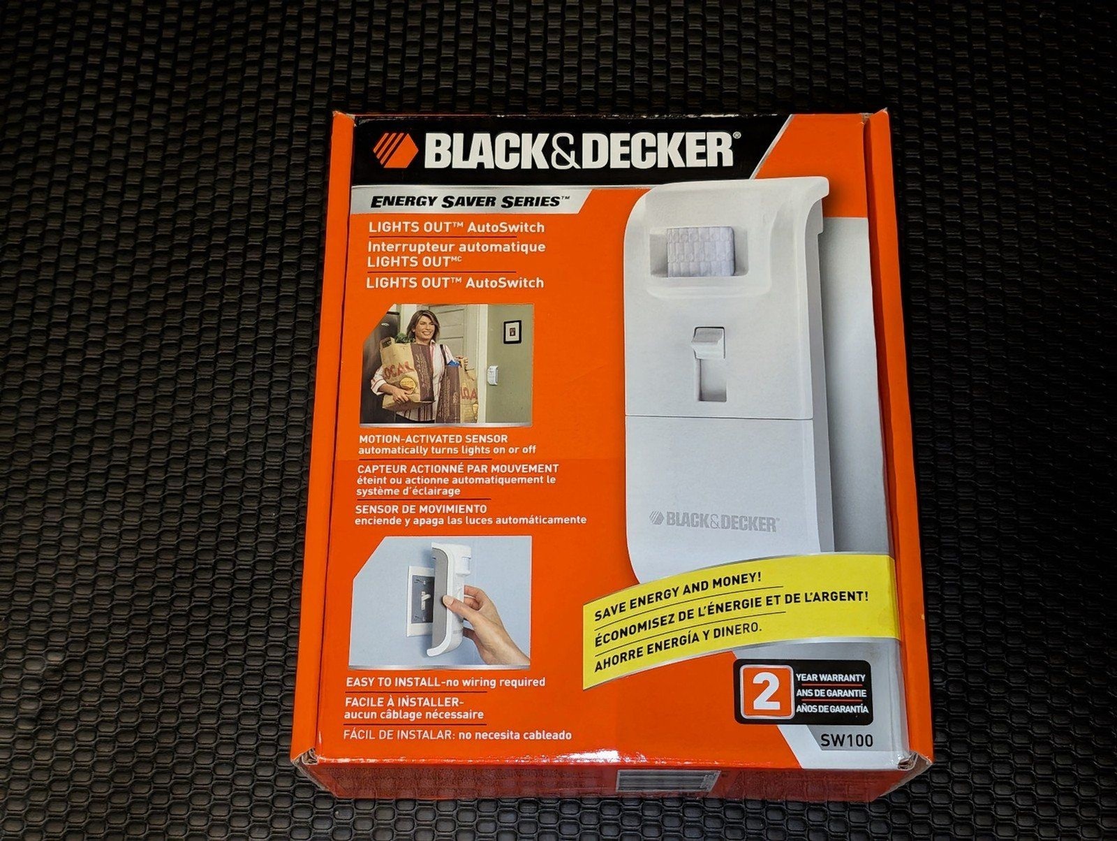 Black & Decker Lights Out Auto Switch SW100 Energy Saver Series – NEW & Sealed