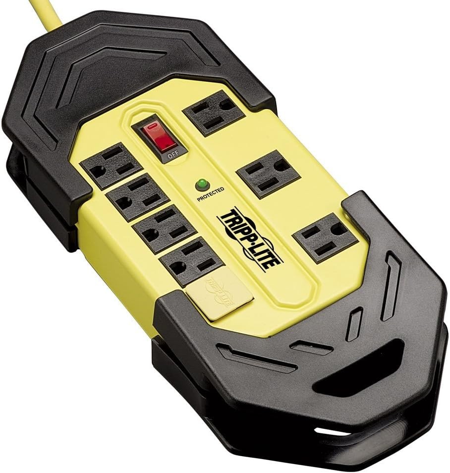 Tripp Lite 8 Outlet Industrial Safety Surge Protector Heavy Duty Power Strip