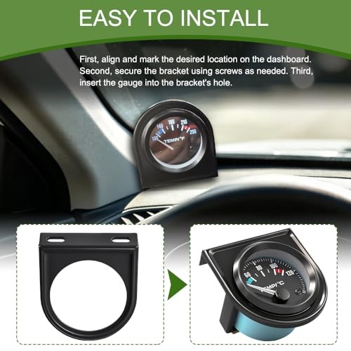 Single Gauge Mounting Panel, Gauge Pod Mount, 2.1 Inch Gauge Mounting 3PCS