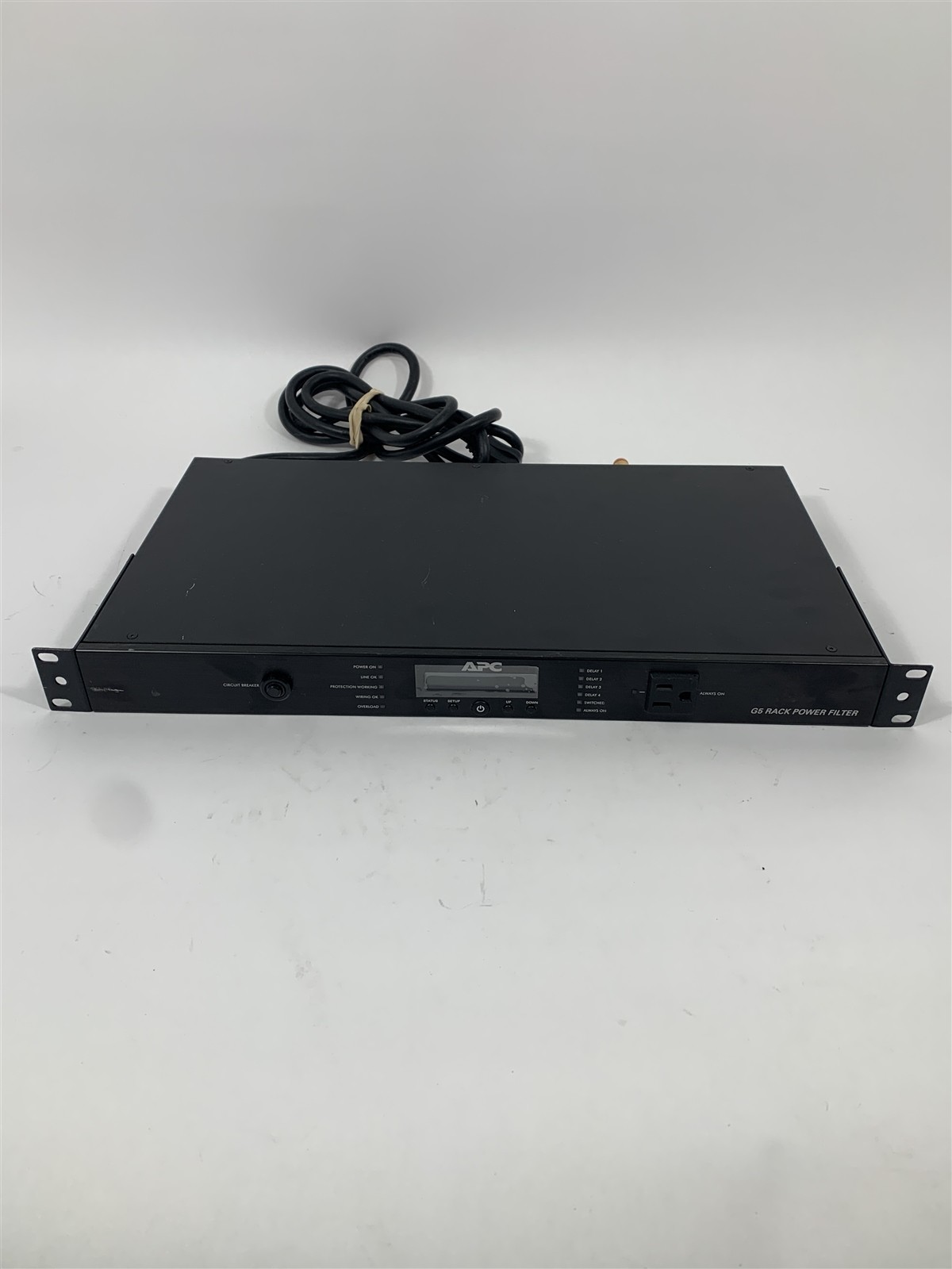 APC G5BLK AV 15A 120V NEMA 5-15R G Type Rack Power Filter