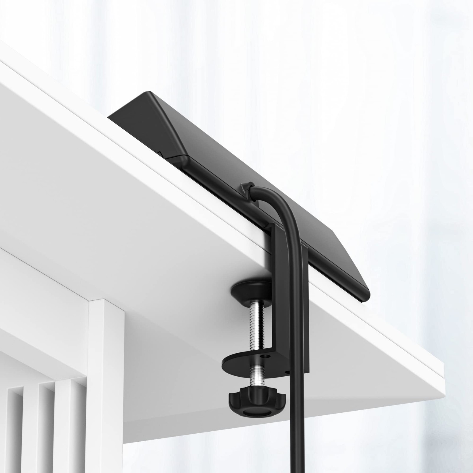 Desk Clamp Power Strip 4 AC Outlets 4 USB Ports Desk Mount Surge Protector