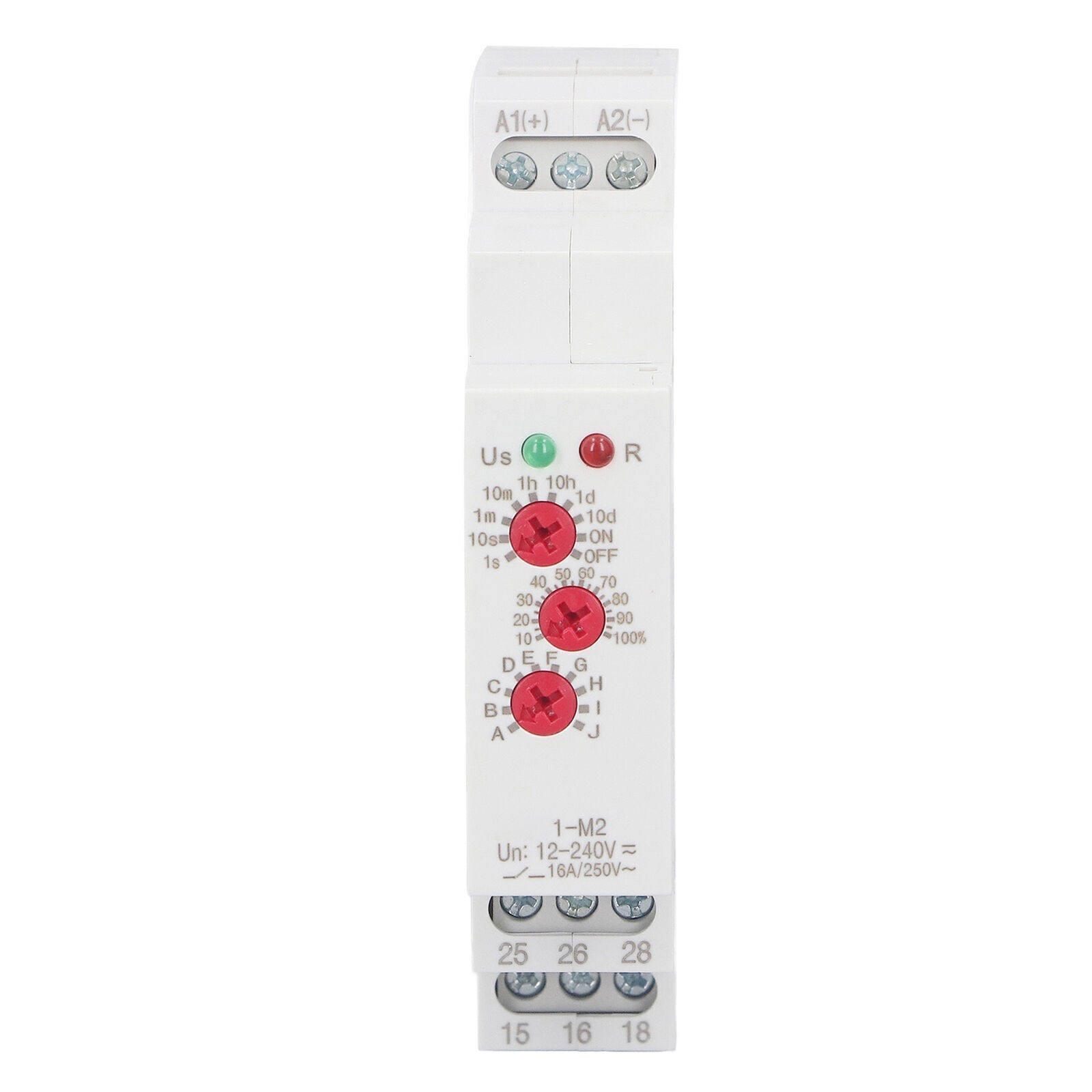 Time Relay Multifunctional Normally Open DIN Rail Delay Timer Switch AC DC