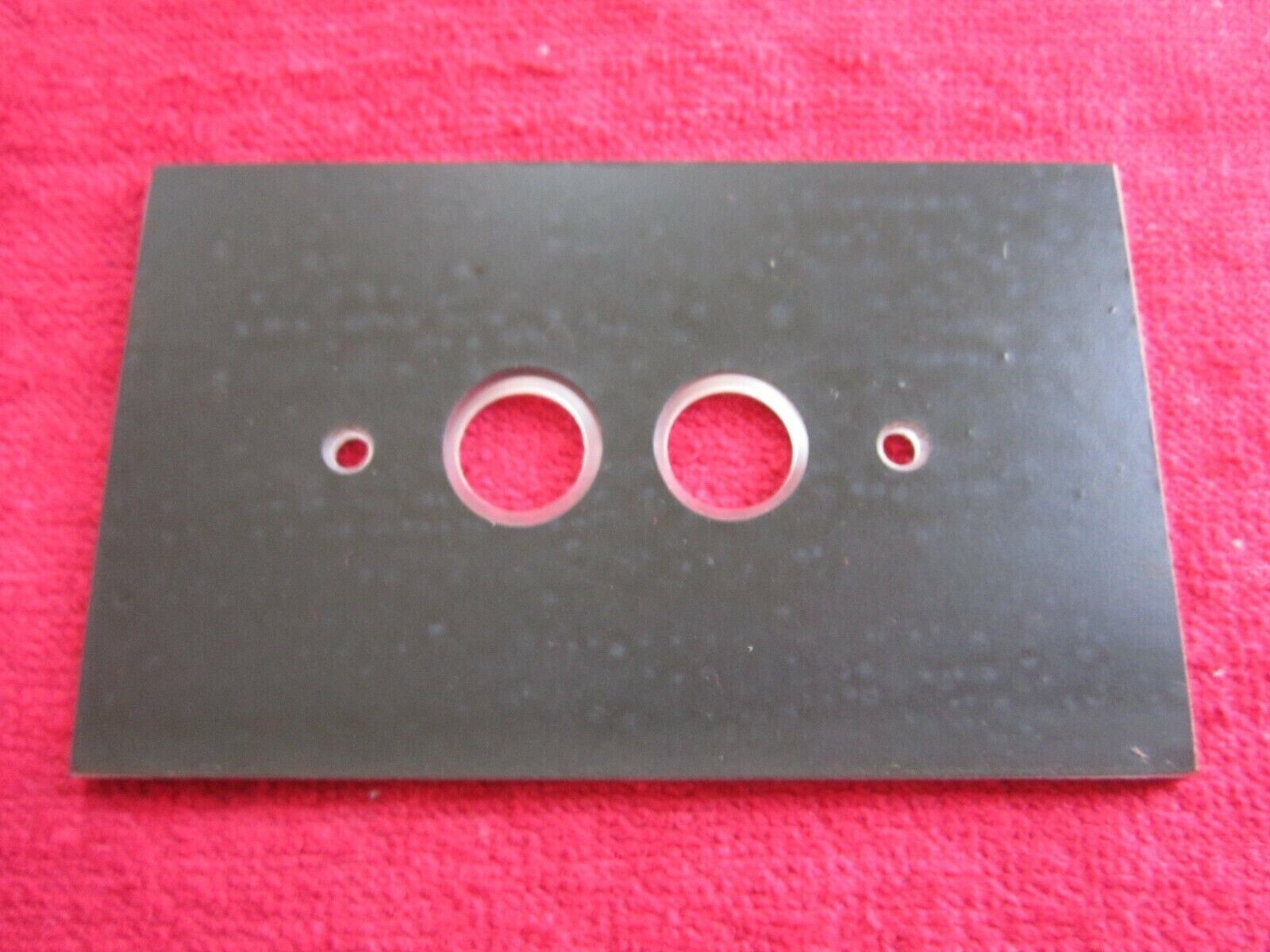 NOS ANTIQUE VINTAGE MONOWATT PUSH BUTTON MIRROR WALL PLATE SWITCH OUTLET COVER