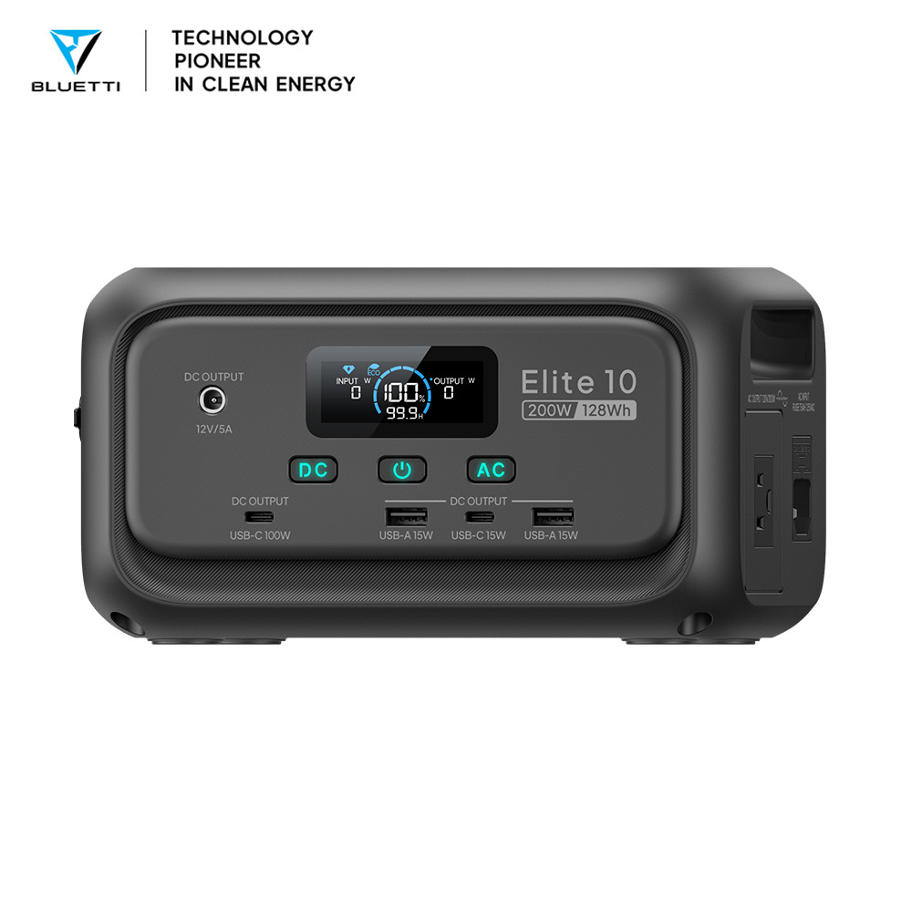 BLUETTI Elite 10 128Wh Mini Portable Power Station Generator LiFePO₄ for Camping