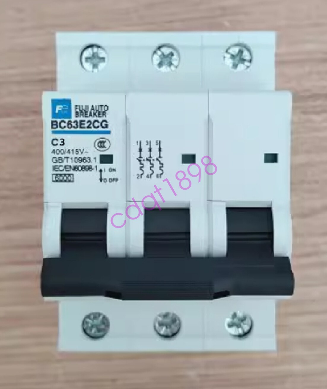 Fuji Electric Miniature Circuit Breaker MCB BC63E2CG-3P C3 3A