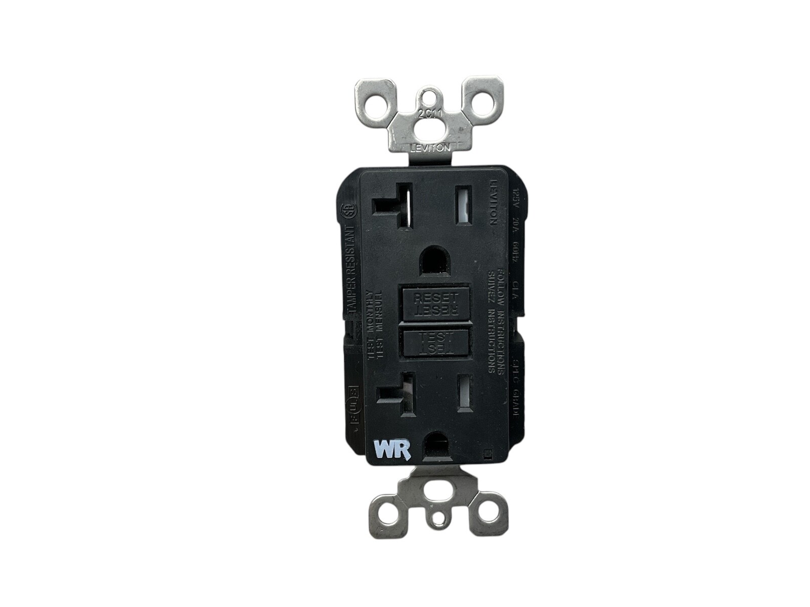 G5362-WTE 20 Amp SmartlockPro® GFCI Receptacle/Outlet, Industrial Grade (2 PCS)