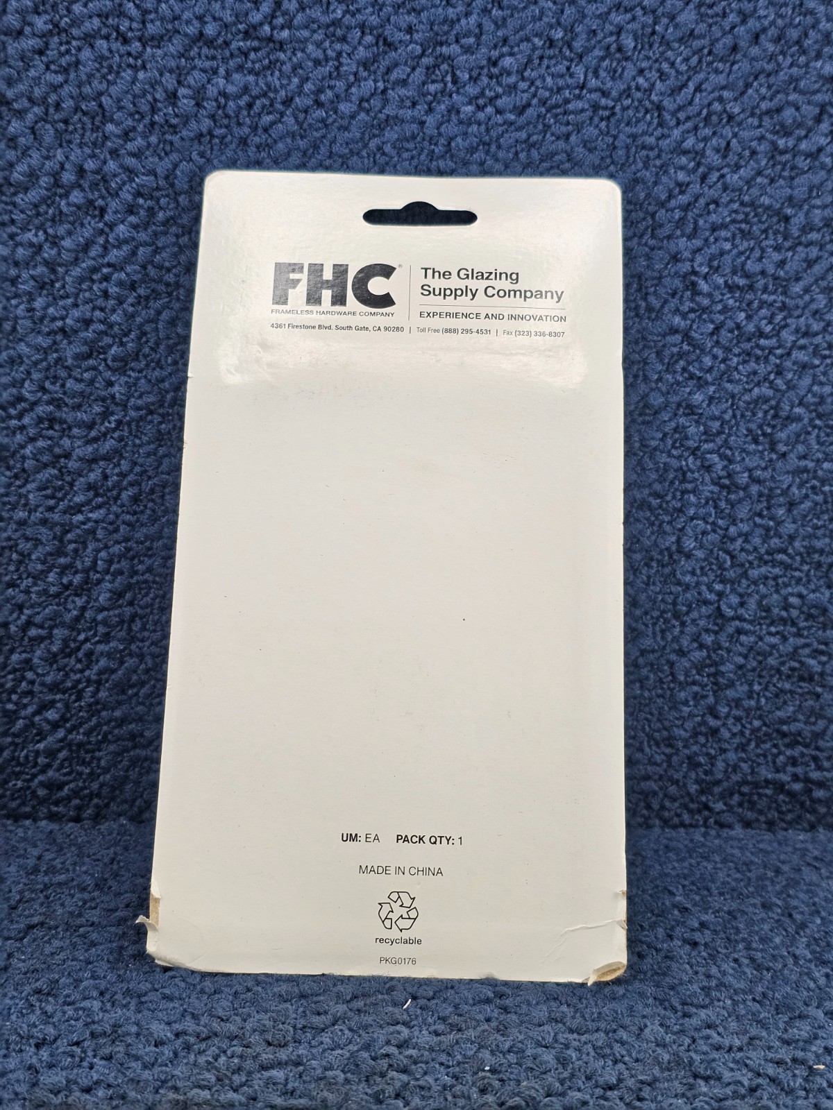 FHC MP2C: Clear Duplex Plug Glass Mirror Plate