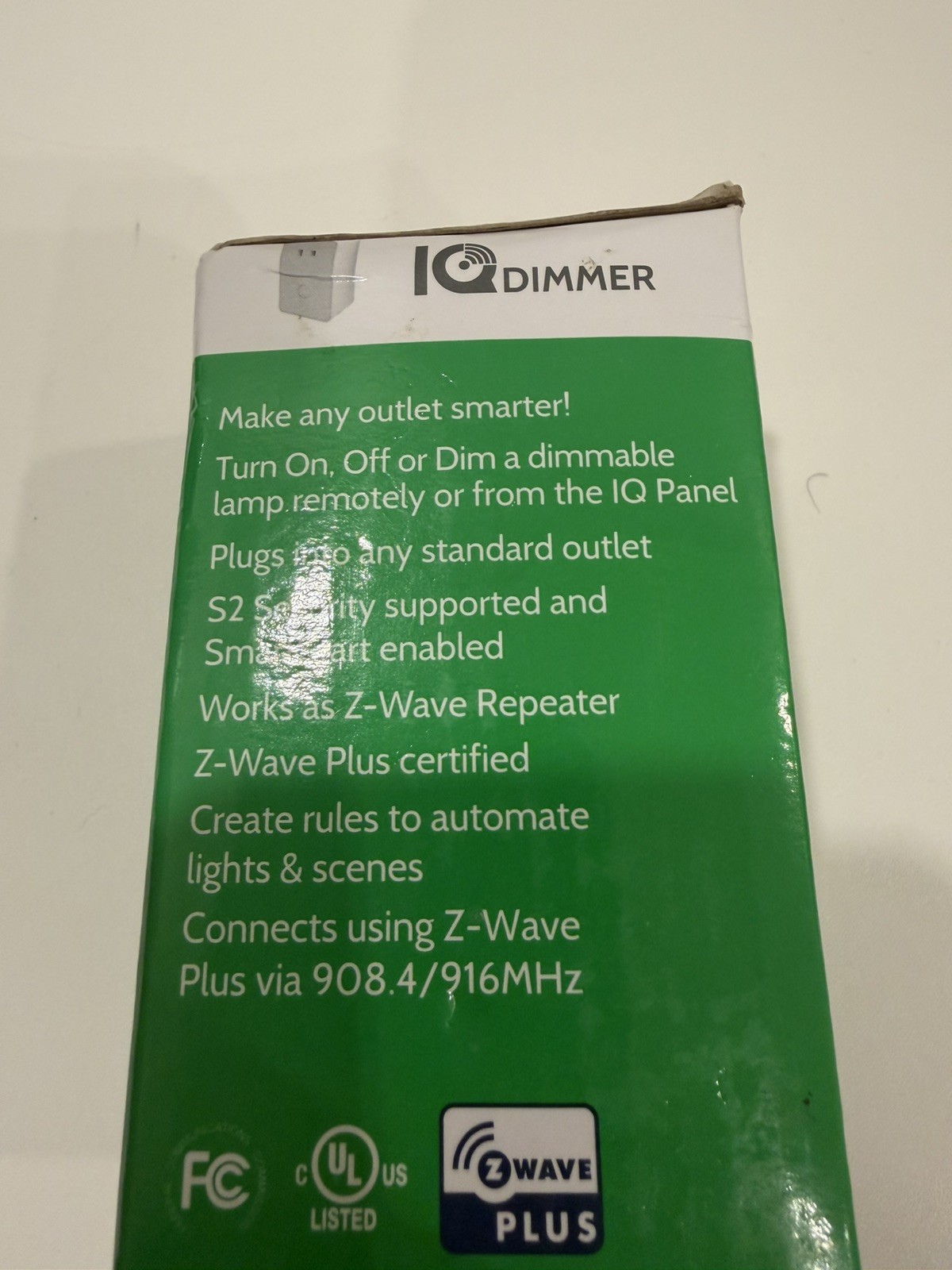 Qolsys Z-Wave Plus PD-100 Smart Home IQ Dimmer QZ2140-840