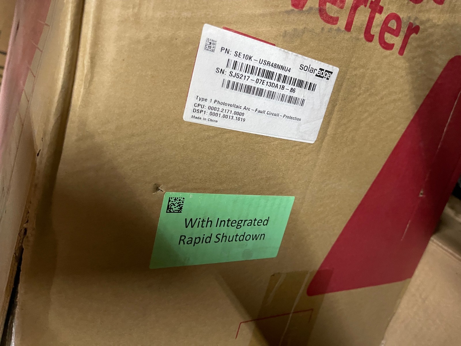 SolarEdge 10 kW USR48NNU4-3-Phase Solar Inverter 1 units