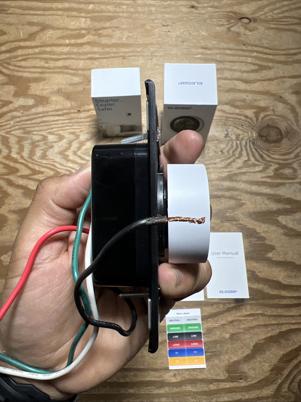 ELEGRP Smart Rotary Dimmer Switch White DRS10