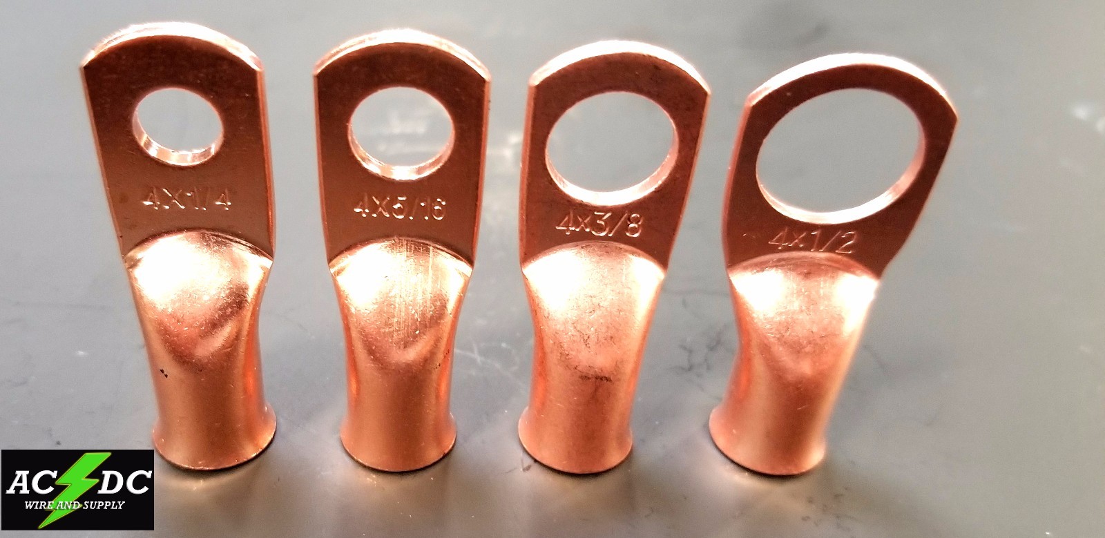 Choose Copper Lug Ring Terminals with Boot Covers & Shrink pick gauge awg size