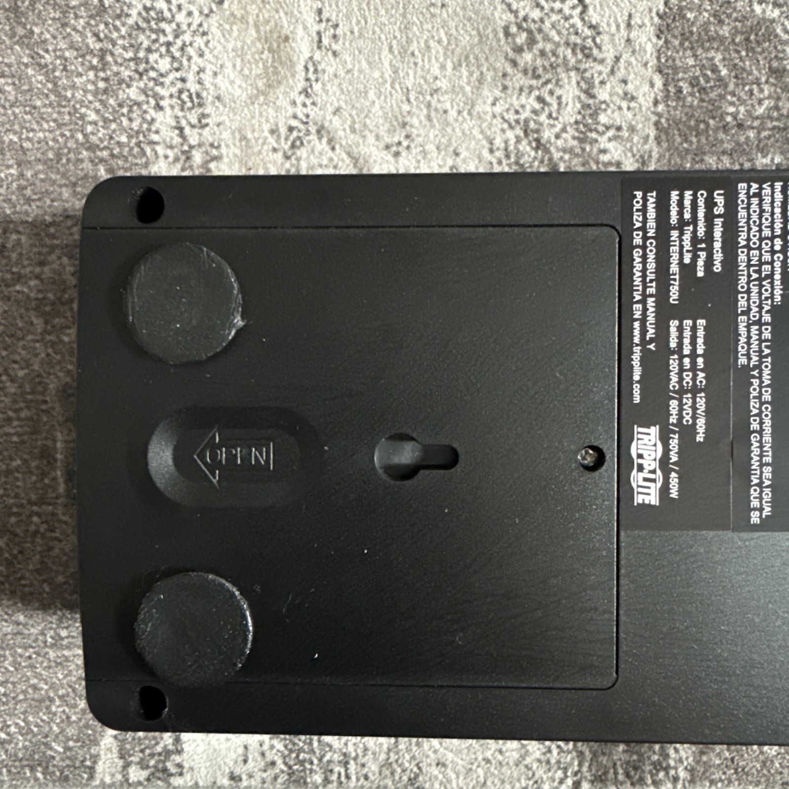 Tripp Lite 750VA UPS Battery Backup Power Supply Surge Protector, 12Outlets/Used