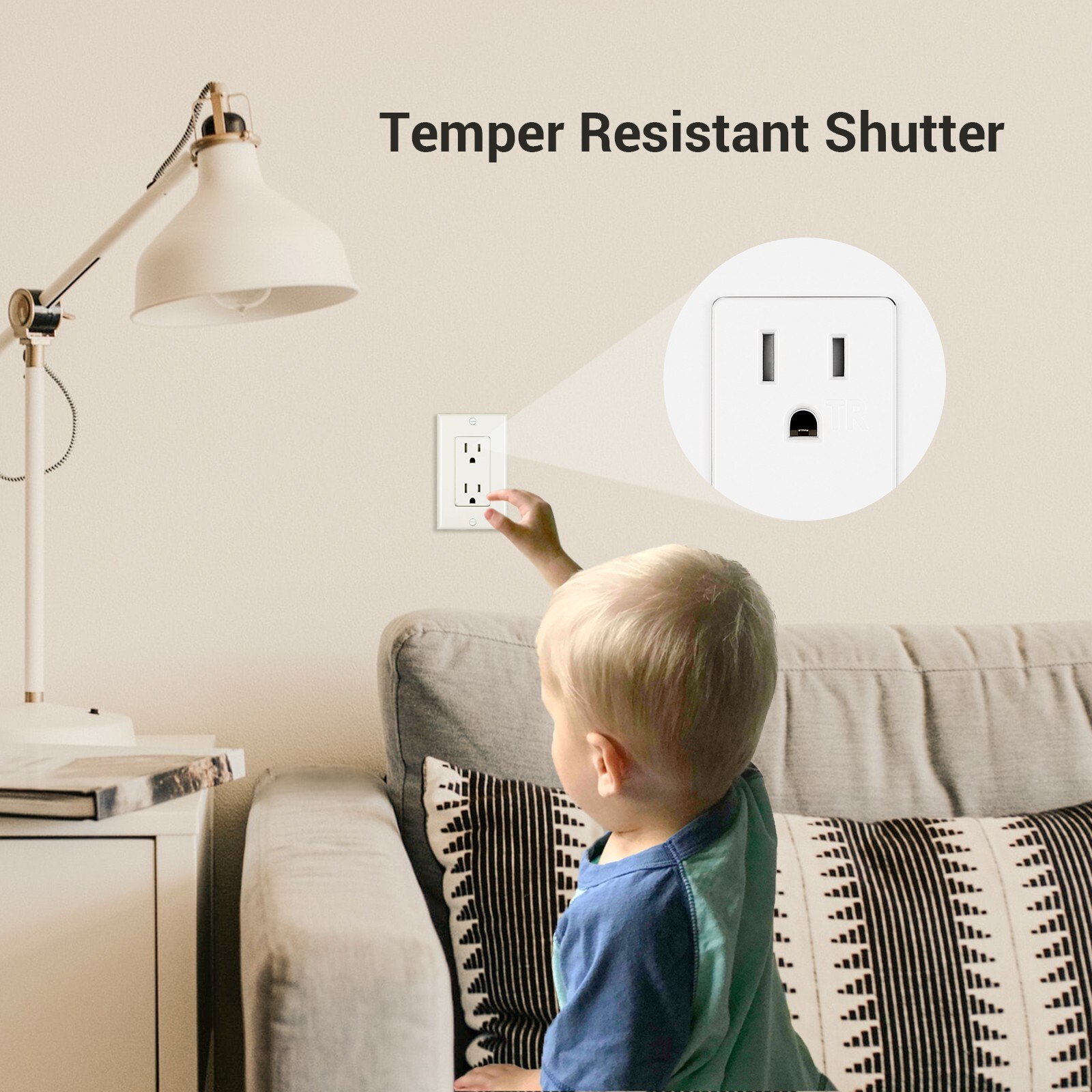 DEWENWILS 20-Pack Outlet Socket, Decora Standard Receptacle, 15 Amp 125 Volt