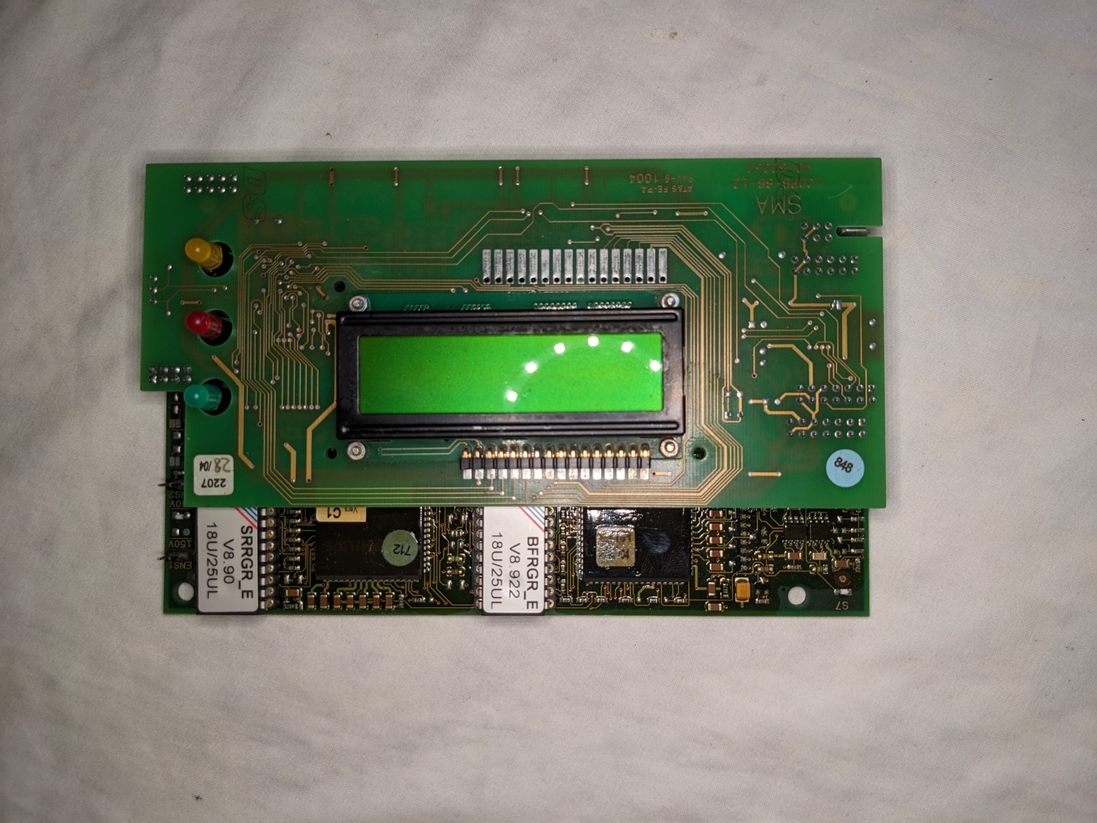 SMA Sunny Boy SWR 2500U Control Board 40-46056 & Display LCDPB-SB-12 Repair Set