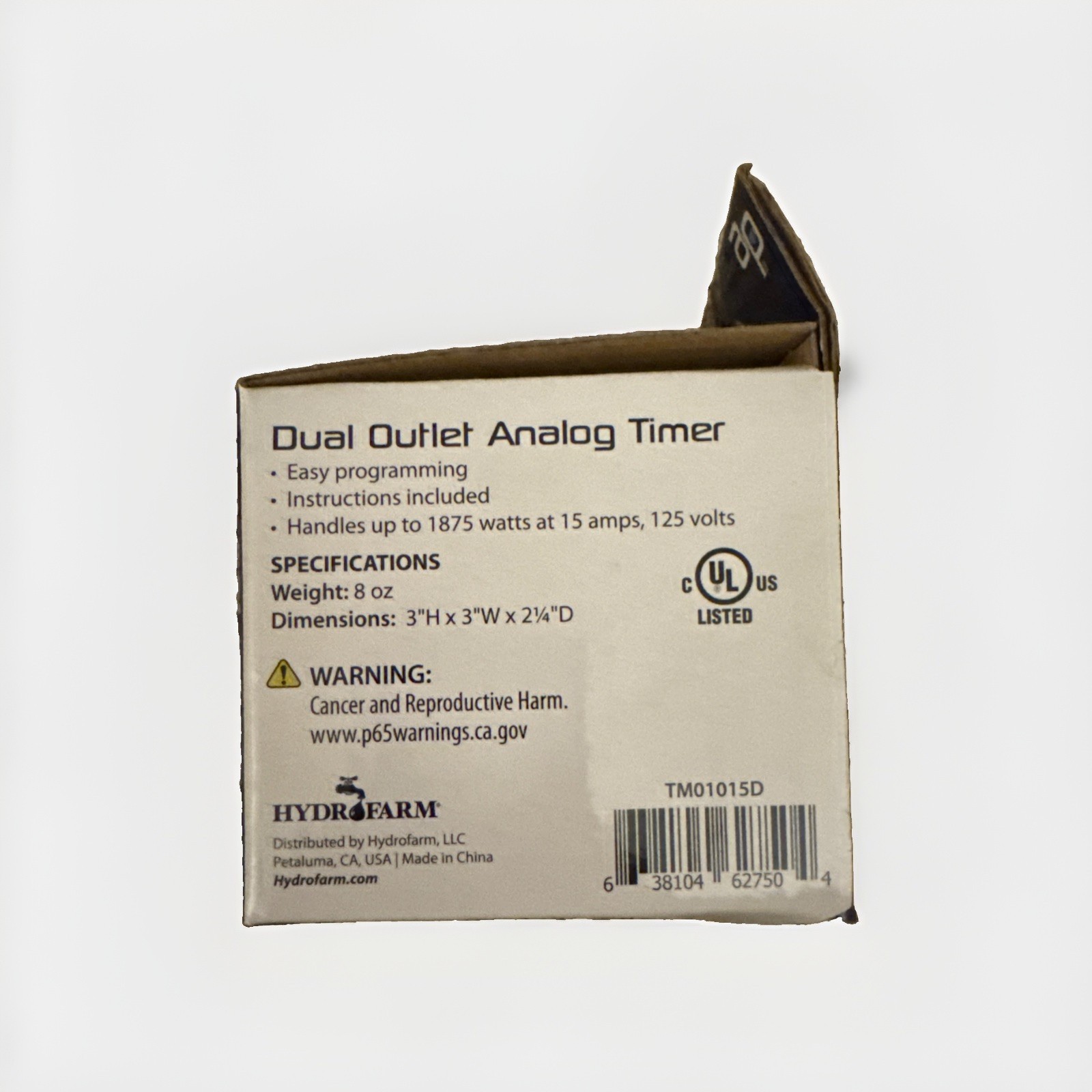 Autopilot Dual Outlet Analog Timer (1875 Watts At 15 Amps, 125 Volts) Brand New