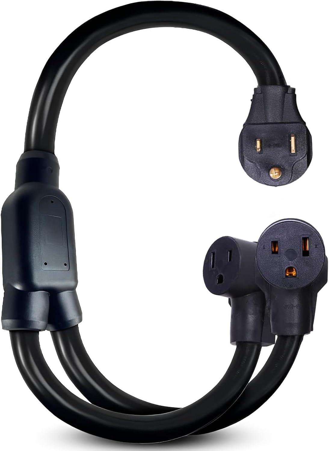 Upgraded Welder 50A Splitter Nema 6-50P Splitter Cord Y Adapter 3 Feet Industria