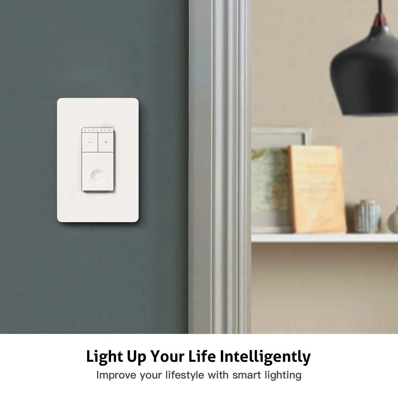 Treatlife Smart Dimmer Single Pole Wall Switch, 400W, White, 4 Pack