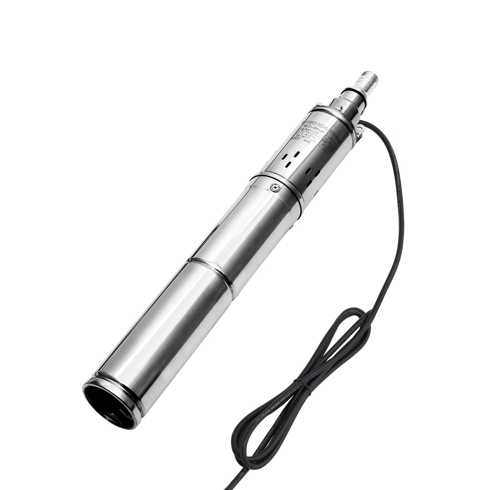 2.75” DC 24V Solar Deep Well Pump Water Pump 528GPH Stainless Steel Submersible