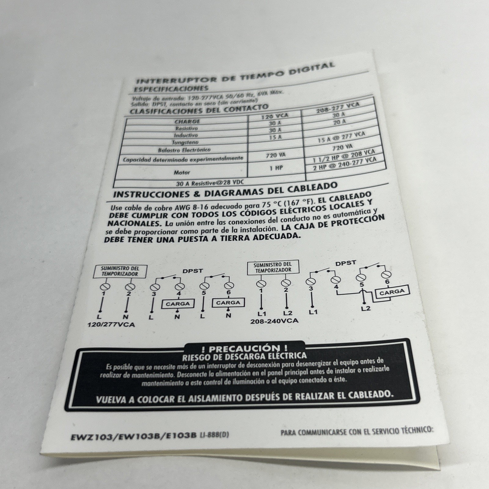 Nsi Tork Ew103b Electronic Timer, Gray, Polycarbonate