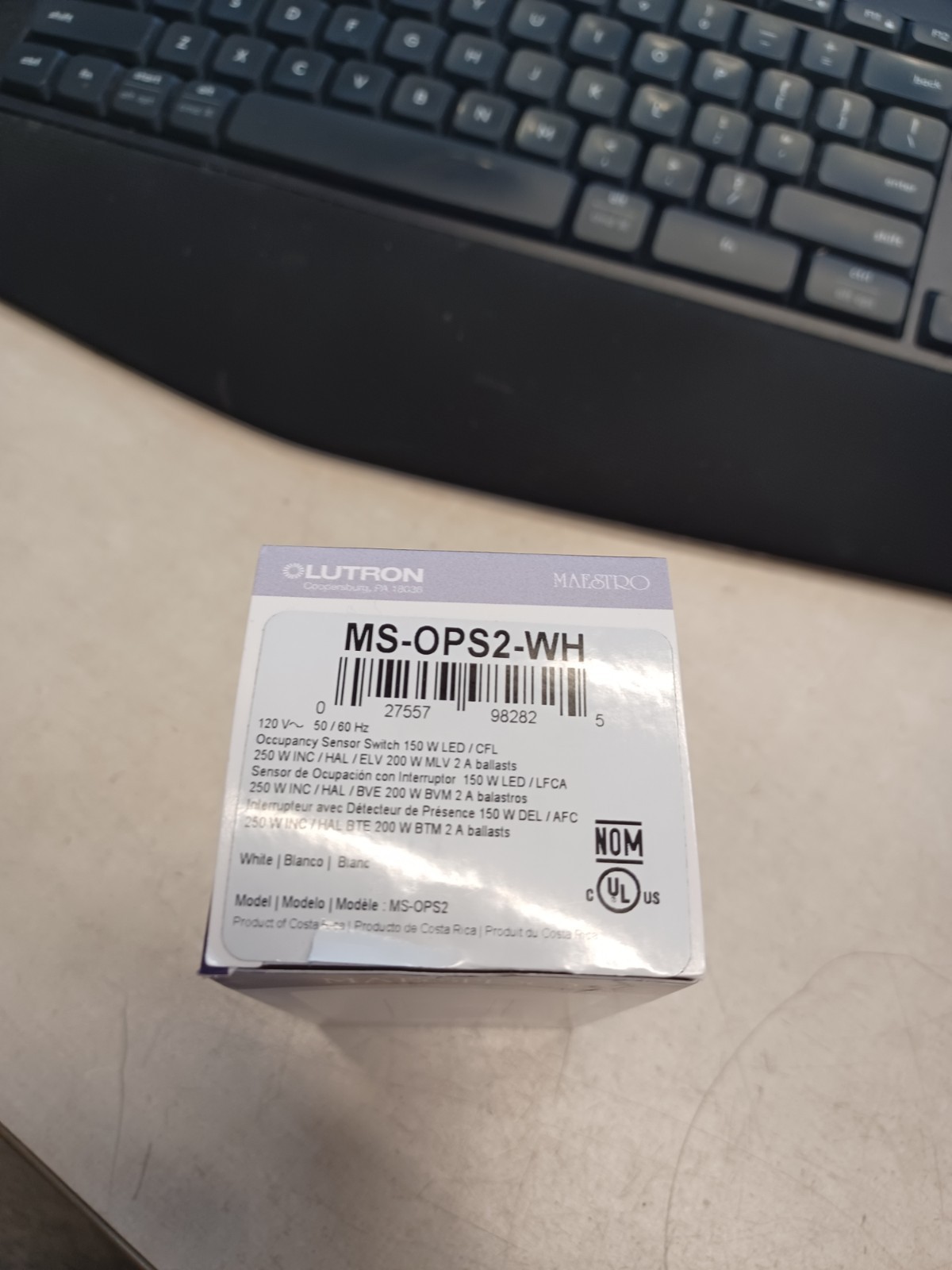 Lutron MS-OPS2-WH Occupancy Sensor Switch White