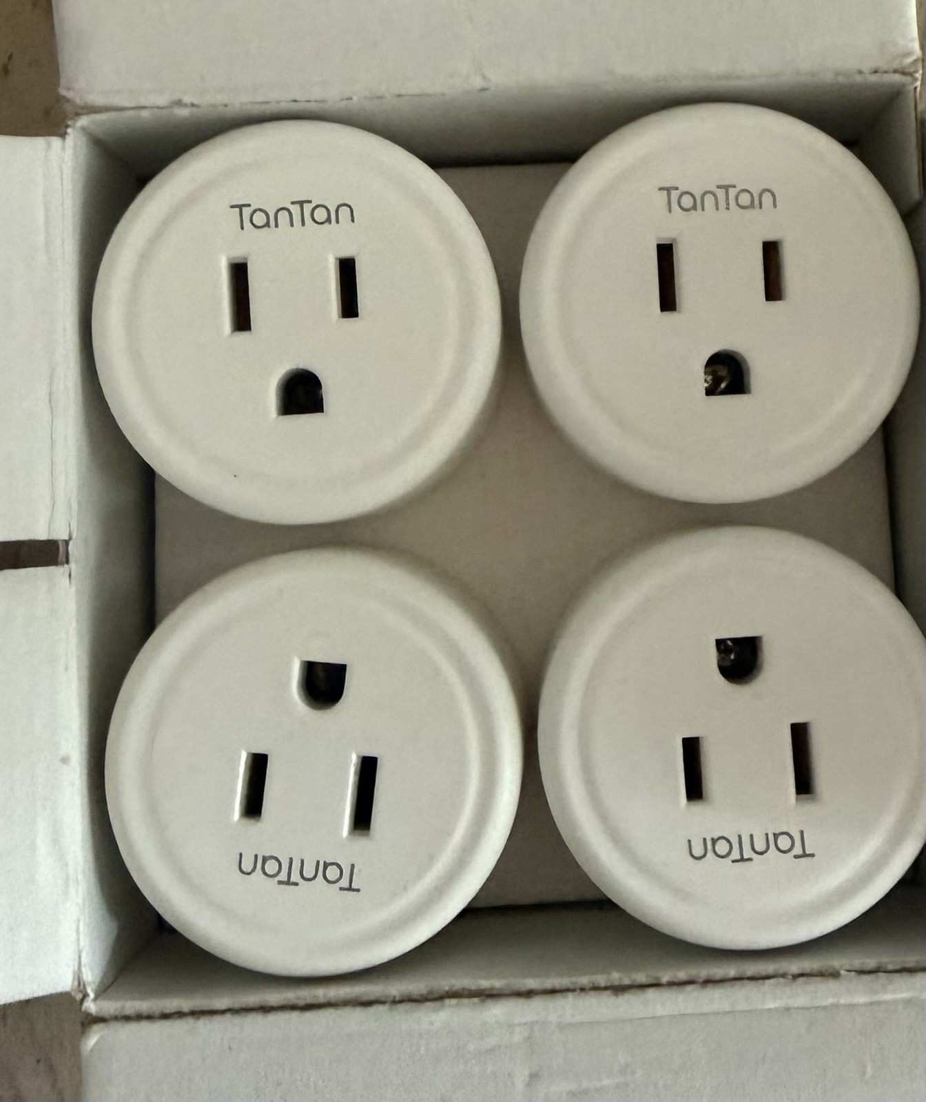 TanTan Smart Socket 4PCS WiFi Plug With App Control WP3 Model 10A Max 120V
