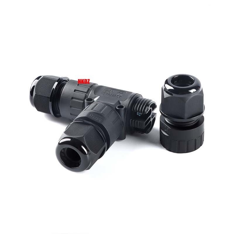 2/3 Pins Outdoor Junction Case IP68 Waterproof Electrical Cable Wire Connector