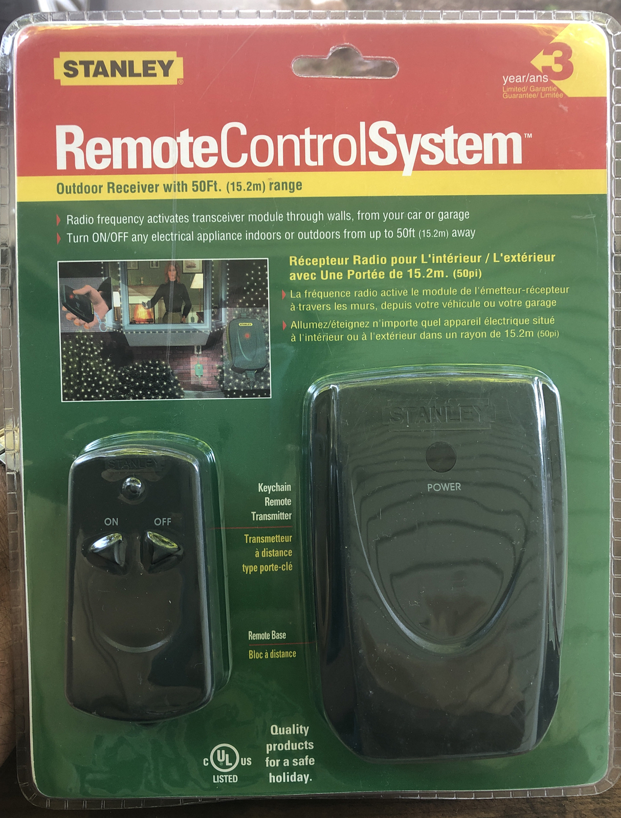 Stanley Remote Control Power supply System Wireless Indoor/Outdoor w/50 ft range