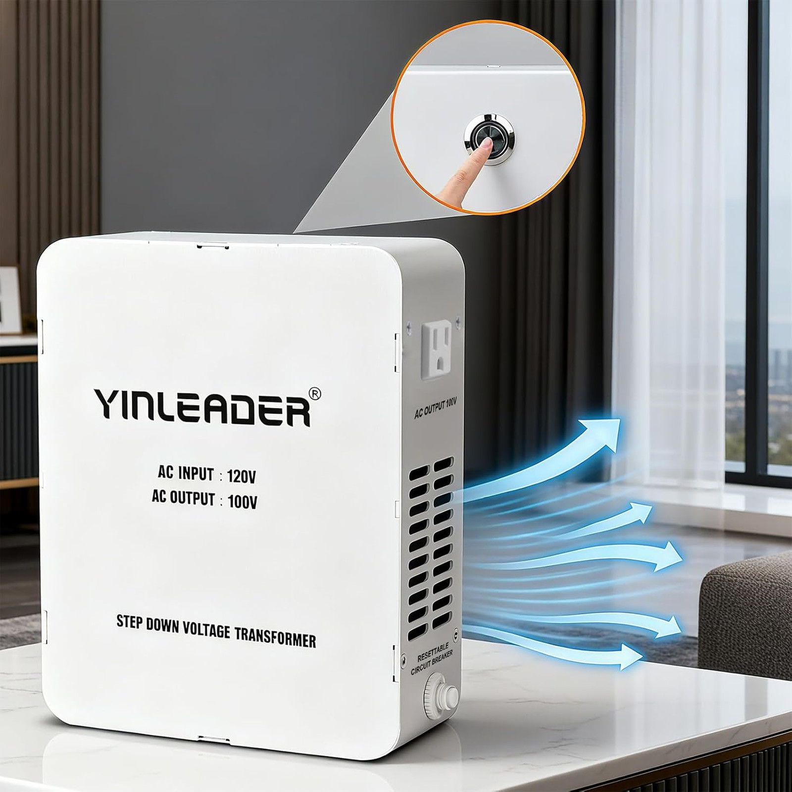 1500W US 120V to 100V JP Japan Voltage Converter Step Down Transformer | Ideal