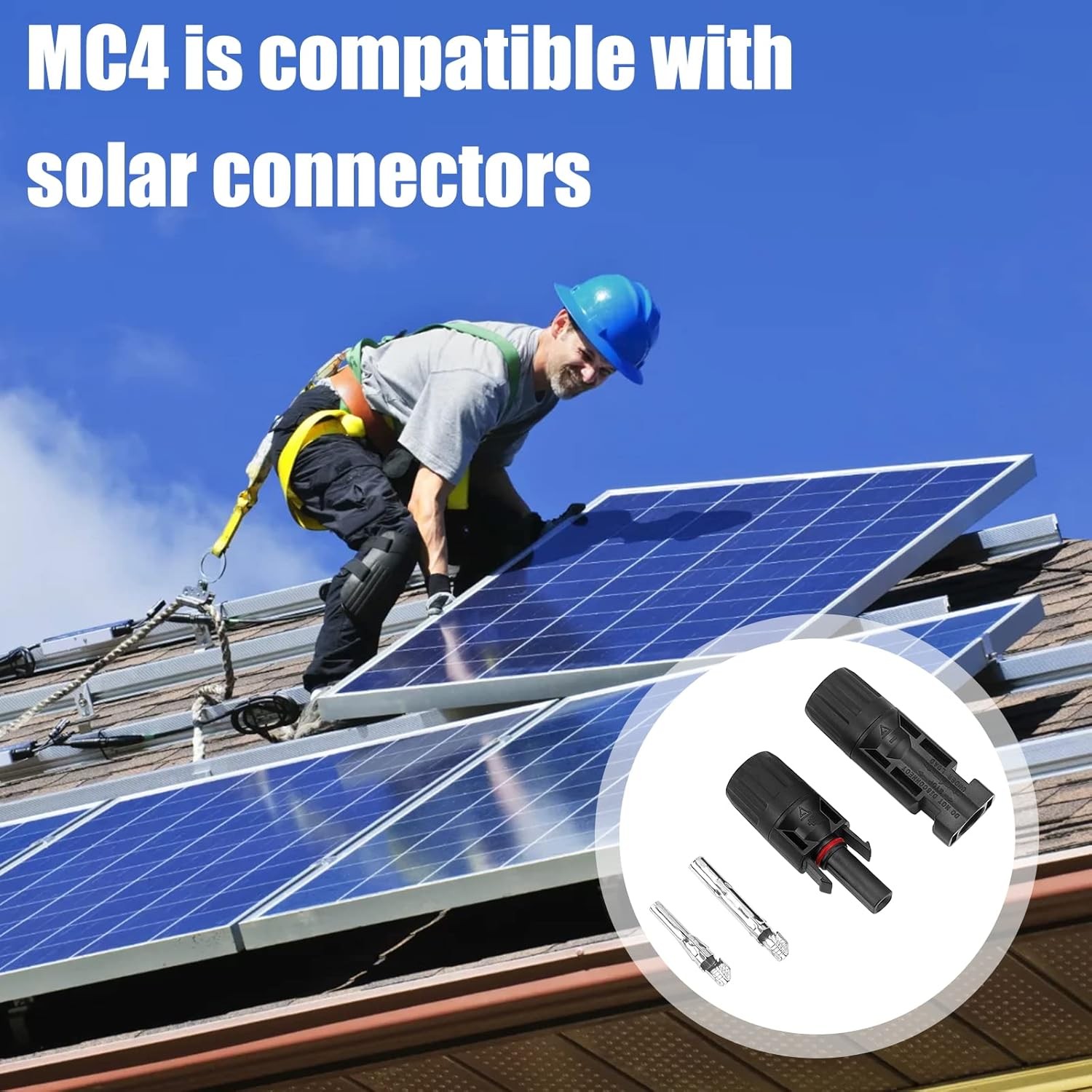 10 Pairs Male Female Solar M/F Wire Cable Connectors Waterproof for Solar Panel