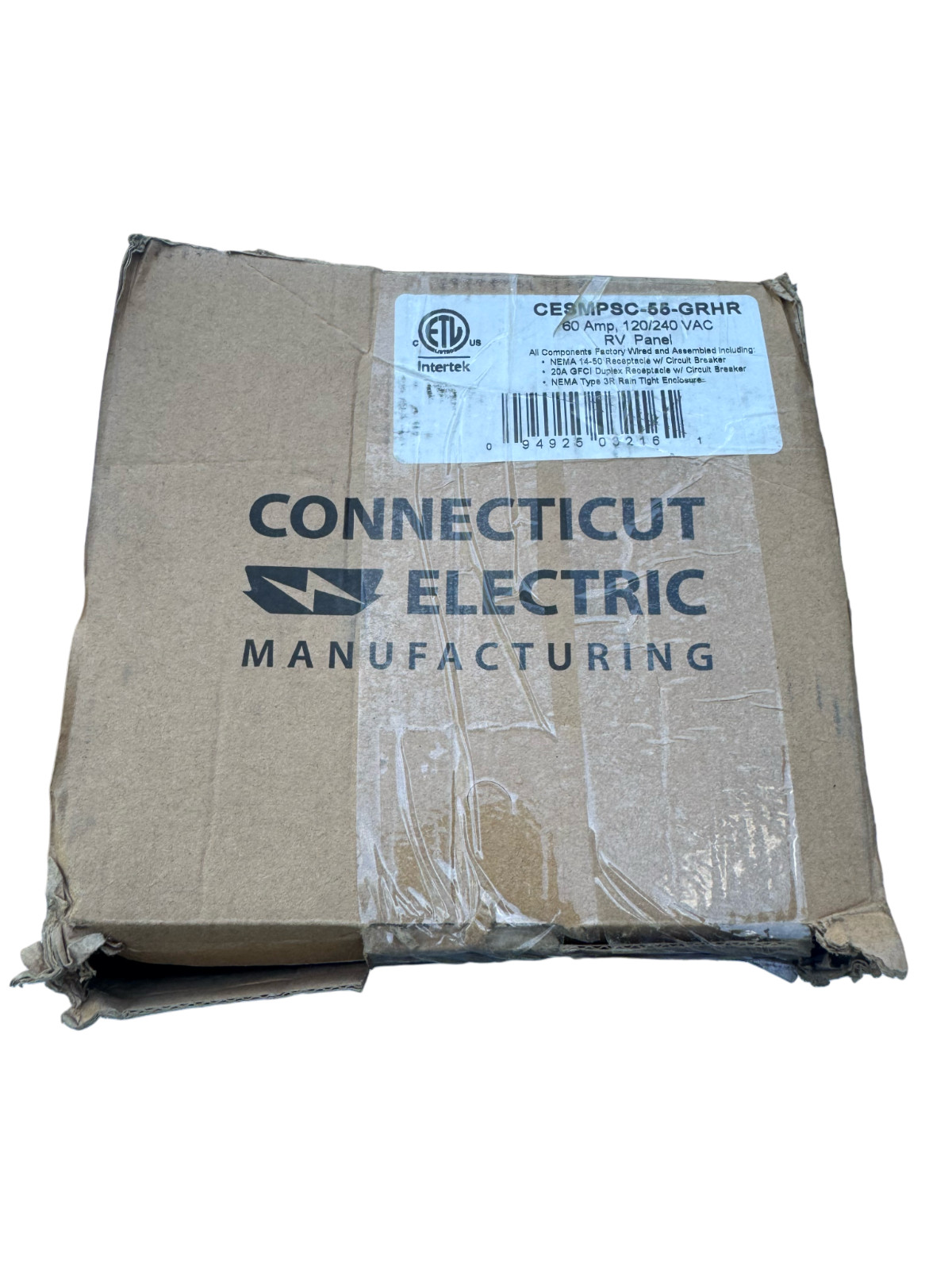 Connecticut Electric | CESMPSC55GRHR | 50A | 120/240V | NEMA 3R