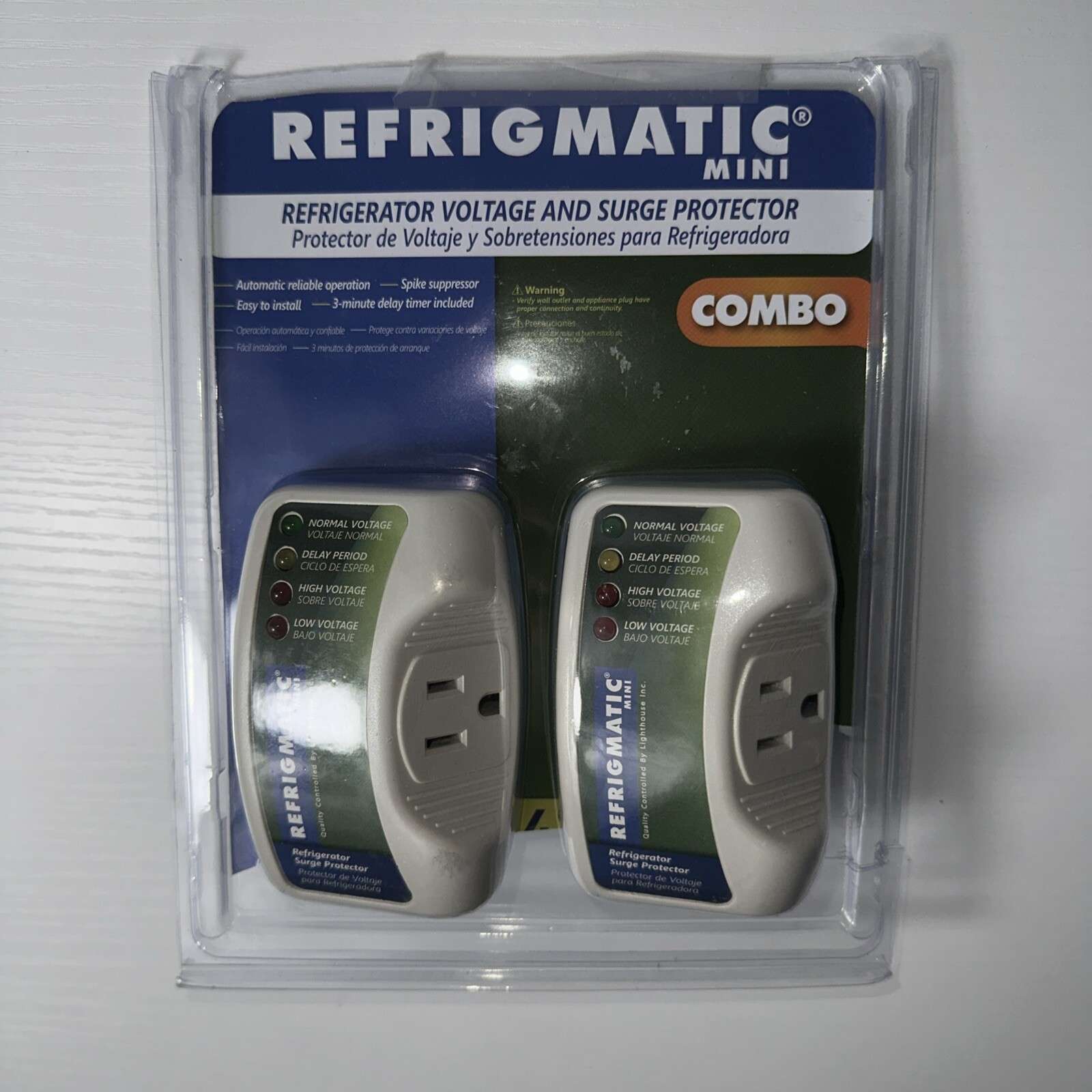 2 REFRIGMATIC MINI WS-36300 Refrigerator Surge Protector Brand New