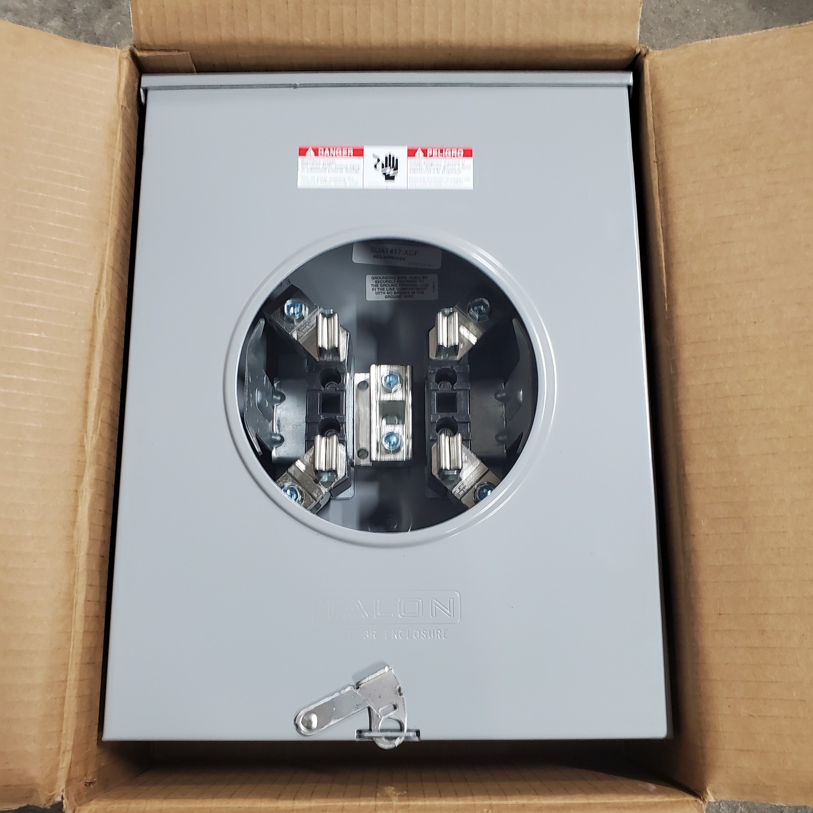 Siemens 200A 4Jaw No Bypass Overhead/Underground Ringless Meter Socket
