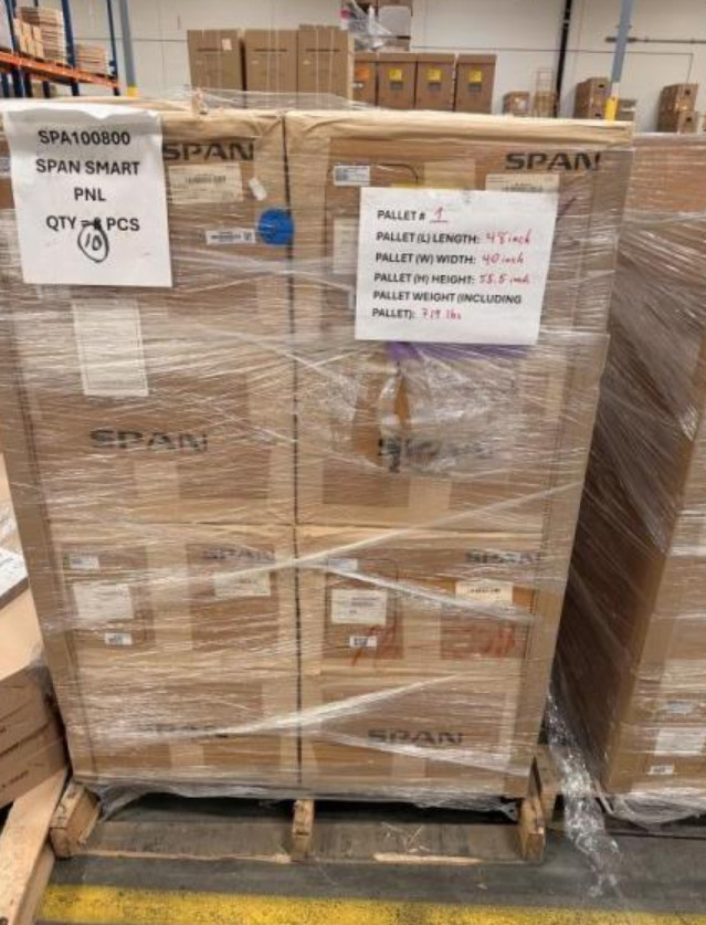 Span 1-00800 Smart Electrical Panel Main 32 with 110-240VAC 60Hz – New in Box