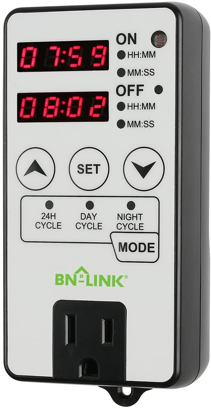 Timer Outlet Short Period Repeat Cycle Intermittent Digital Timer Programmable