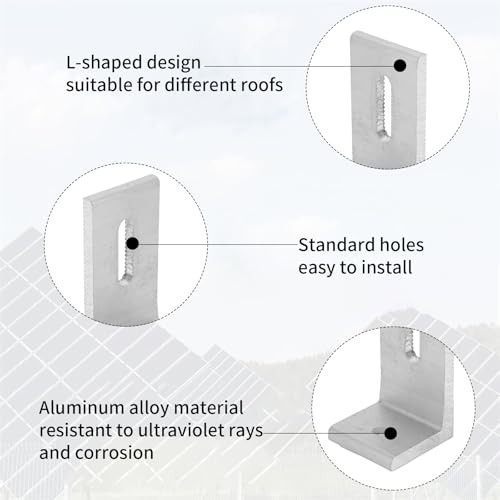L Foot Solar Mount—Aluminum Alloy Photovoltaic Solar Panel Mounting Brackets