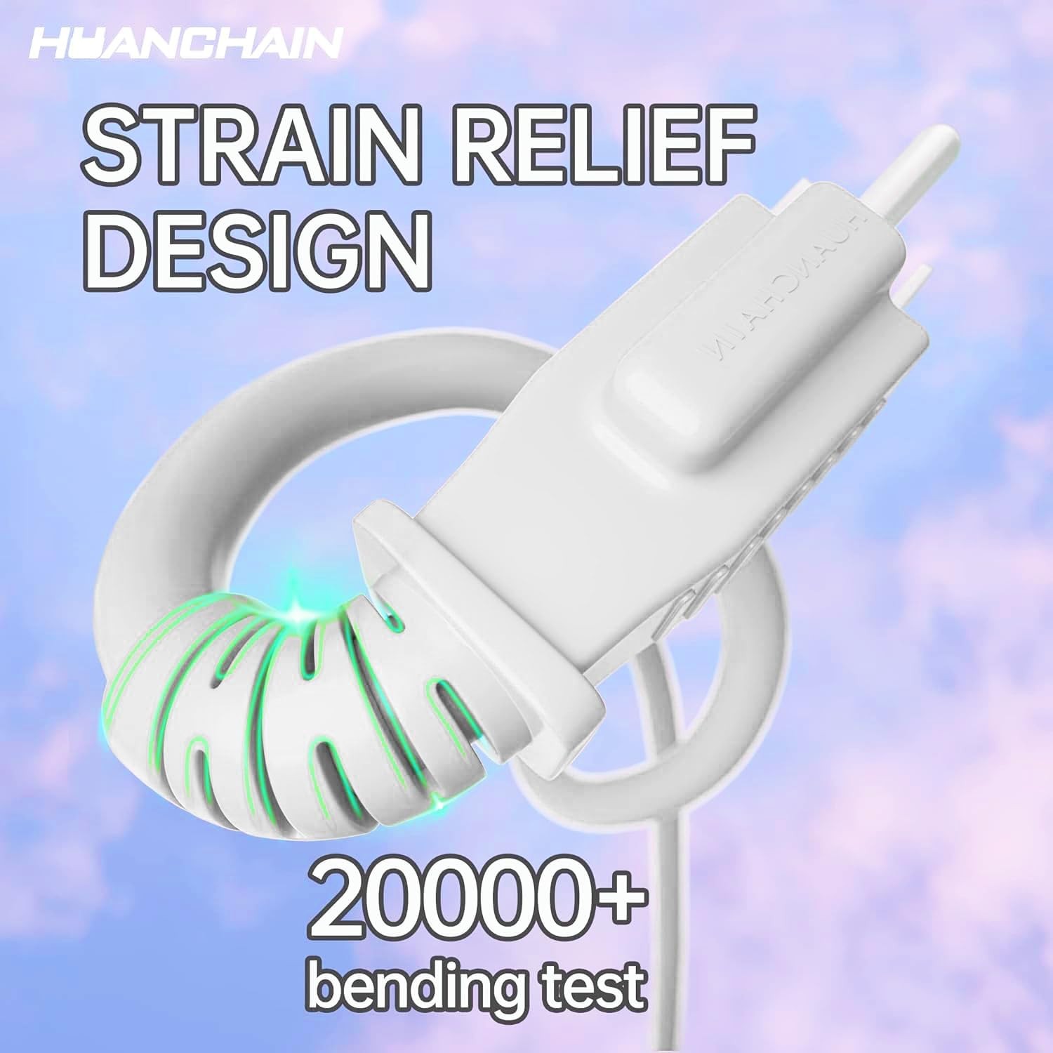 Indoor Outdoor White Extension Cord 20 Ft Waterproof 16/3 Gauge Flexible Coldres
