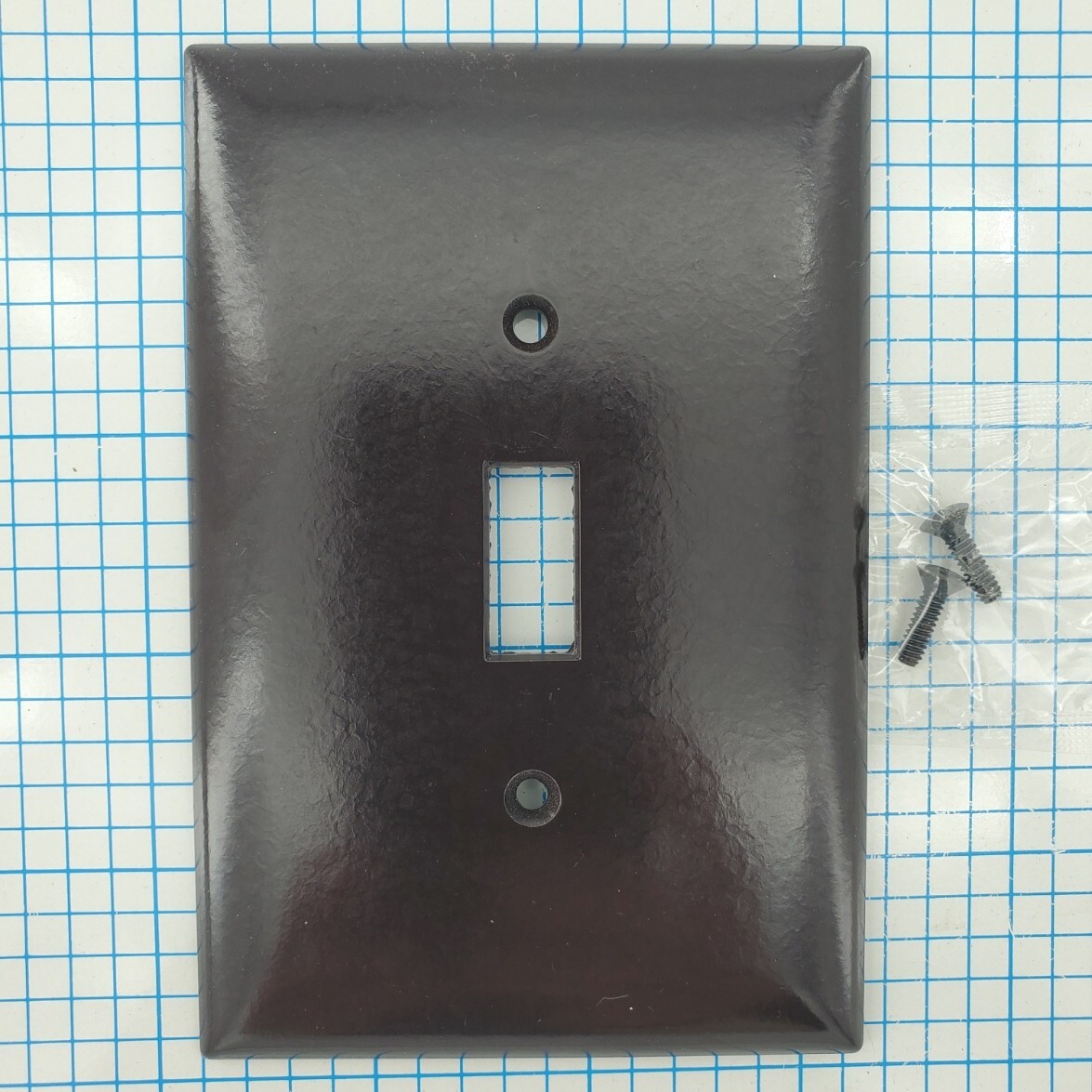 Brown 1-Toggle Switch 1-Gang Midway Cover Wallplate Made is USA