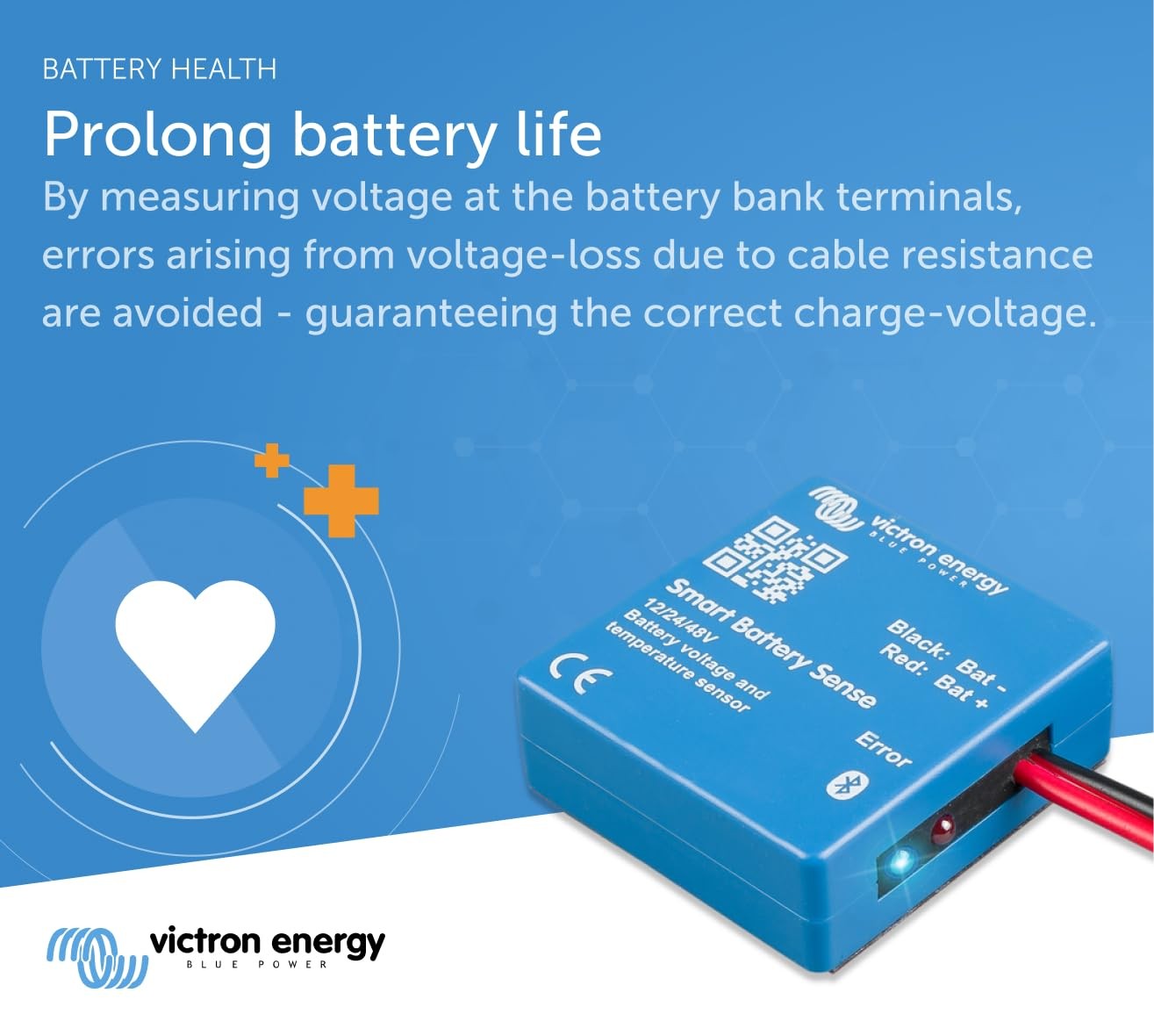 Victron Energy Smart Battery Sense Voltage And Temperature Sensor Long Range Up