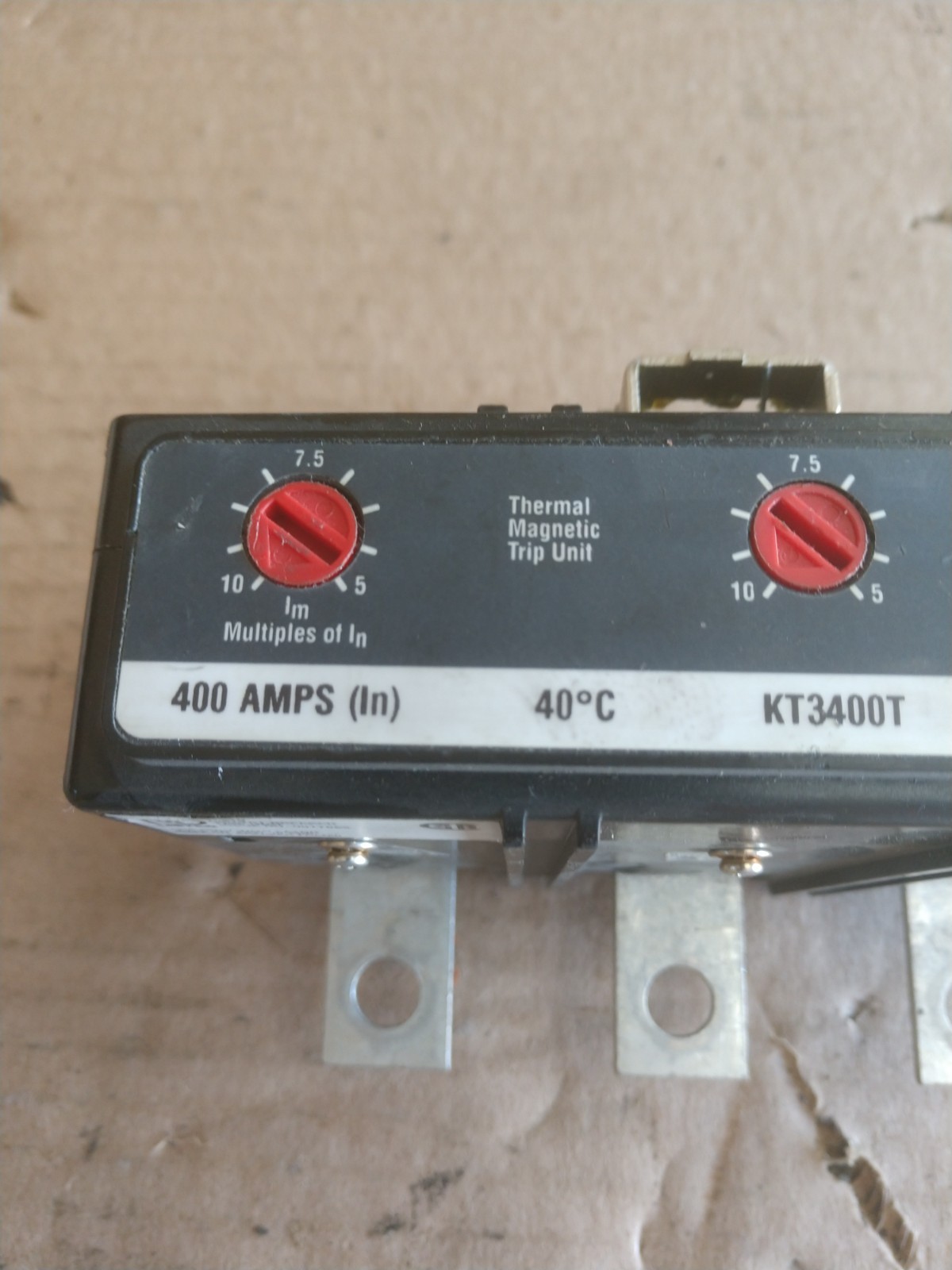 Eaton KT3400T Trip Unit 400 Amp – 3 Pole – 2 Volt