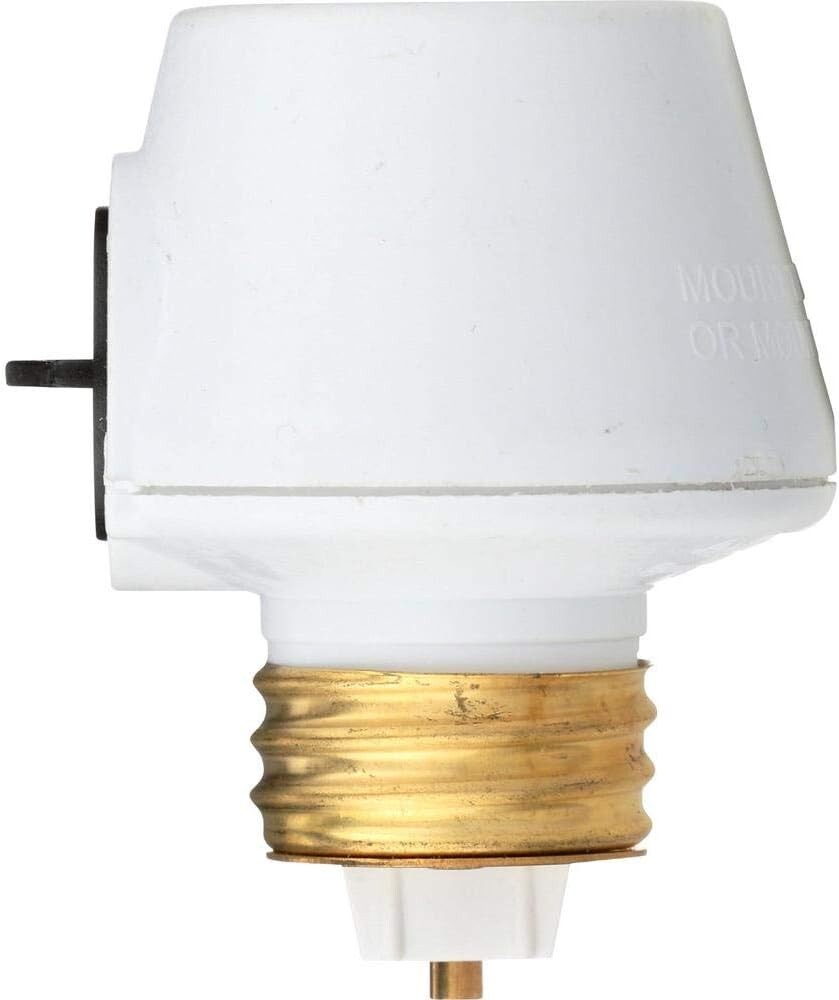 Westek 6009B 100W Full Range Lamp Socket Manual Dimmer, White