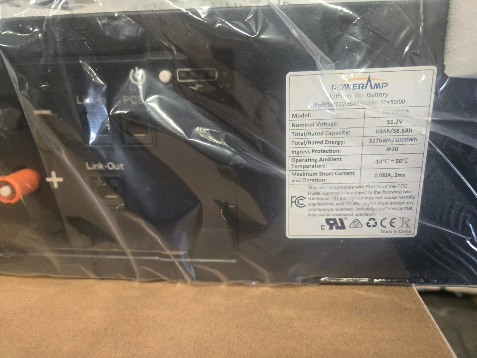 NEW Tigo TSB-10-US EI Battery 9.9kWh Lithium Iron Phosphate (LFP) with Enclosure
