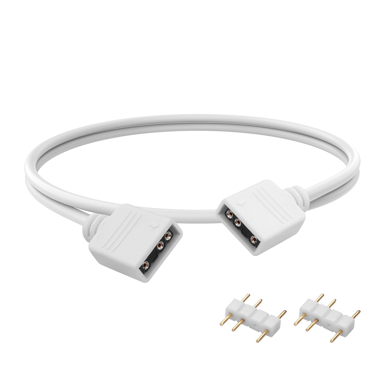 1-to-1 ARGB Extension Cable, 5V 3-Pin Addressable RGB Cable ARGB LED Sync Cab…