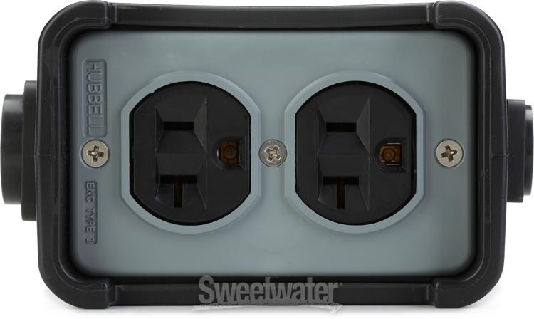 Pro Co ACPT1POBTAPA-F2 True1-in Loop-thru Dual Duplex Portable Outlet Box