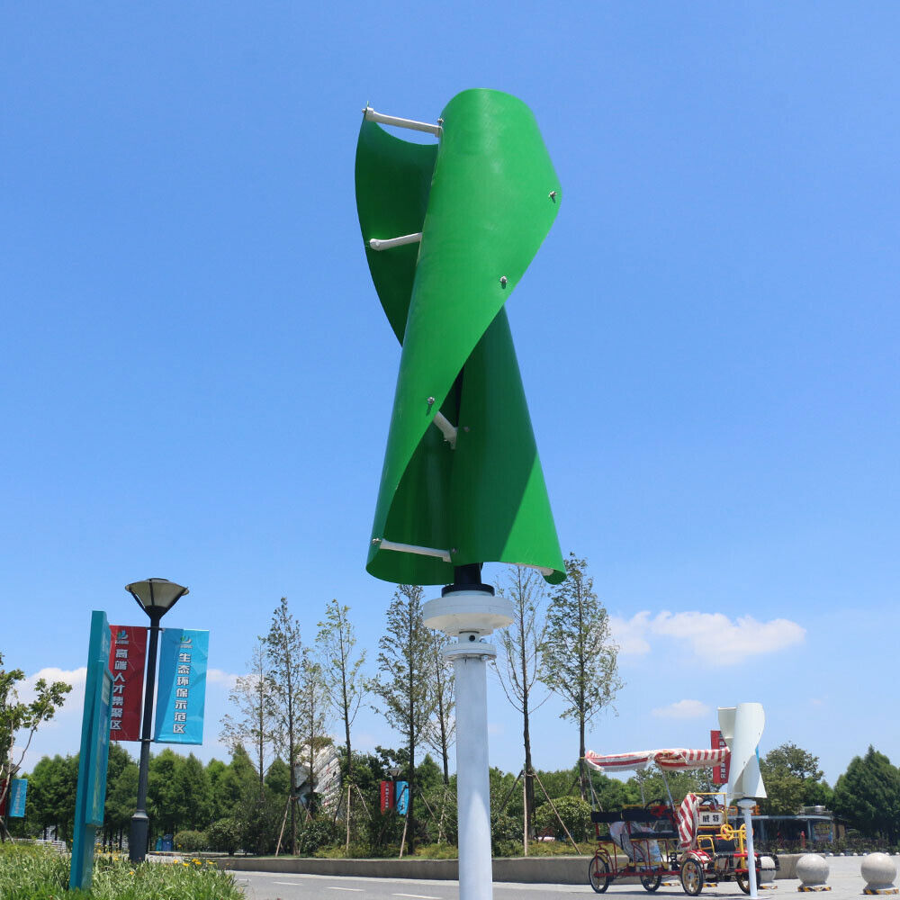 800W Vertical Wind Turbine 12V -48V Savonius Silent Windmill Generator Kits