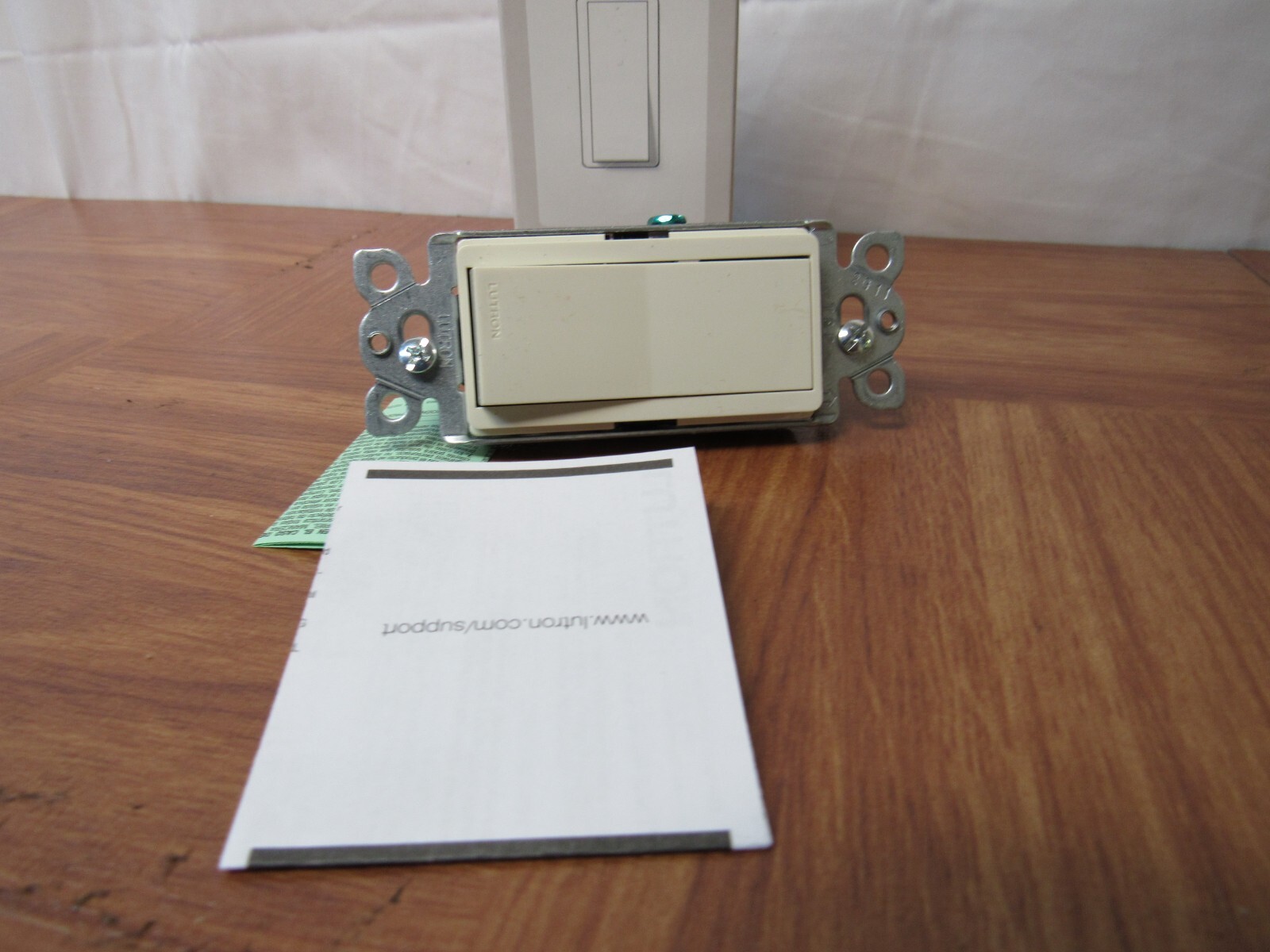 CA-1PS-LA- Lutron Claro 15-A General Purpose Switch Single-Pole – Light Almond